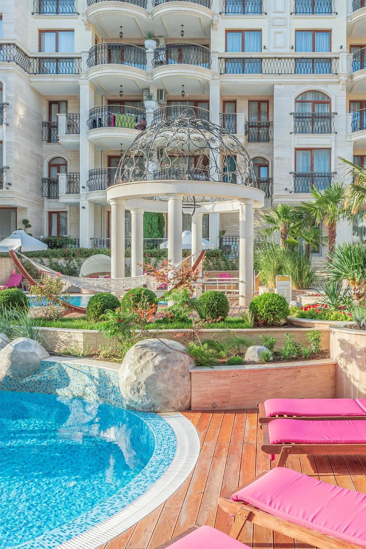 Swimming pool in Harmony Suites Saint Vlas