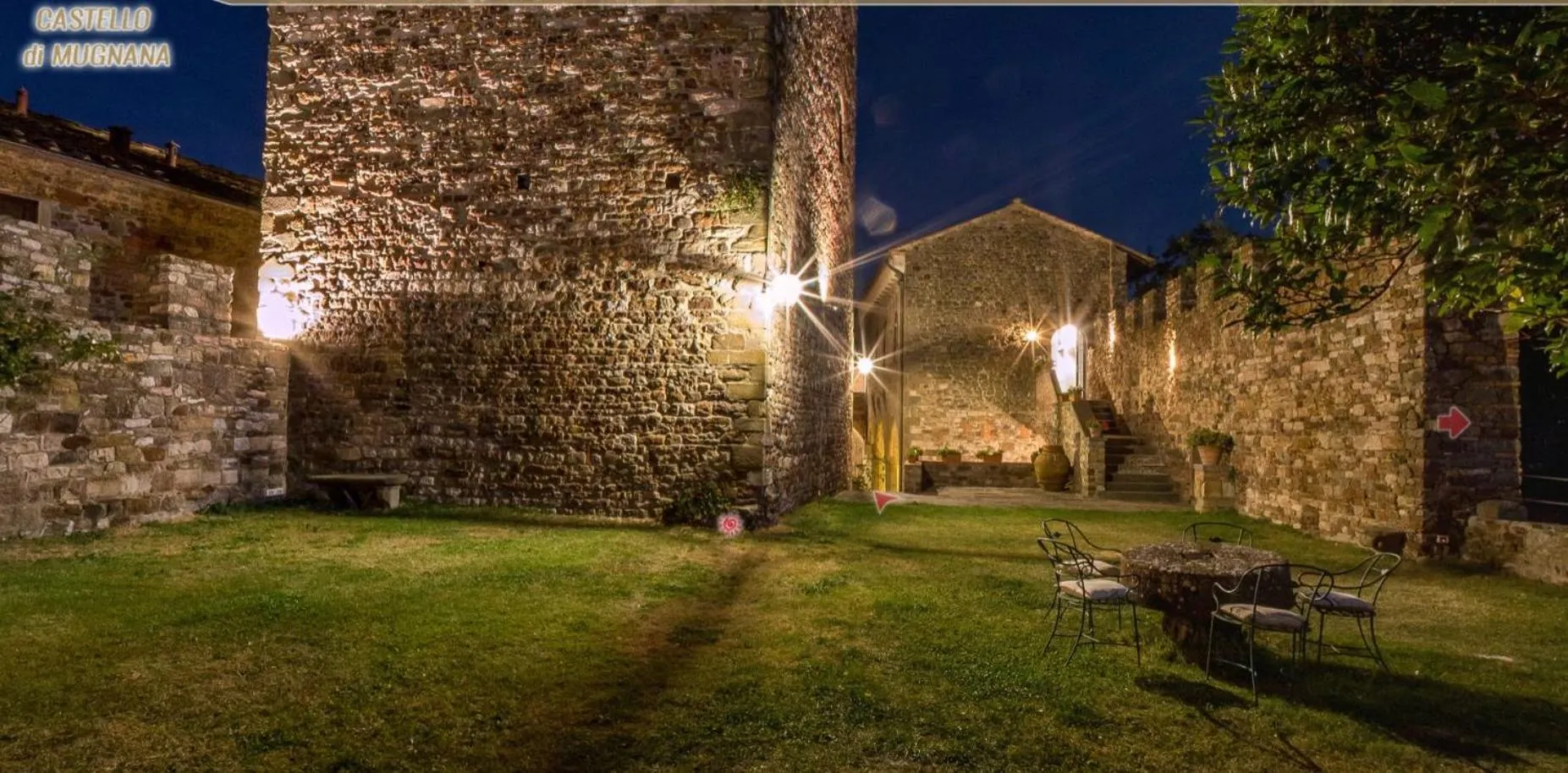 Garden view in Castello di Mugnana