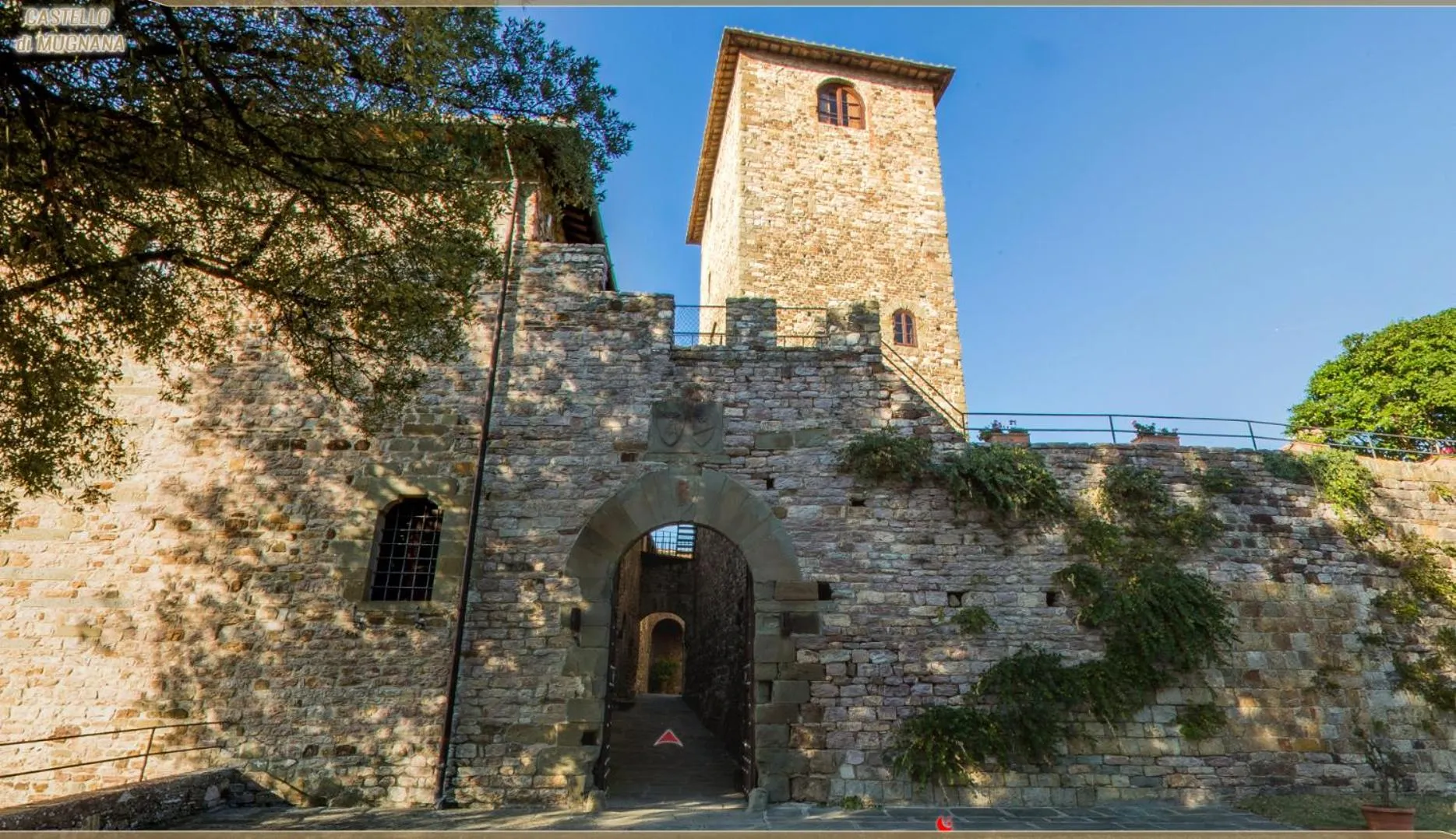 Facade/entrance in Castello di Mugnana