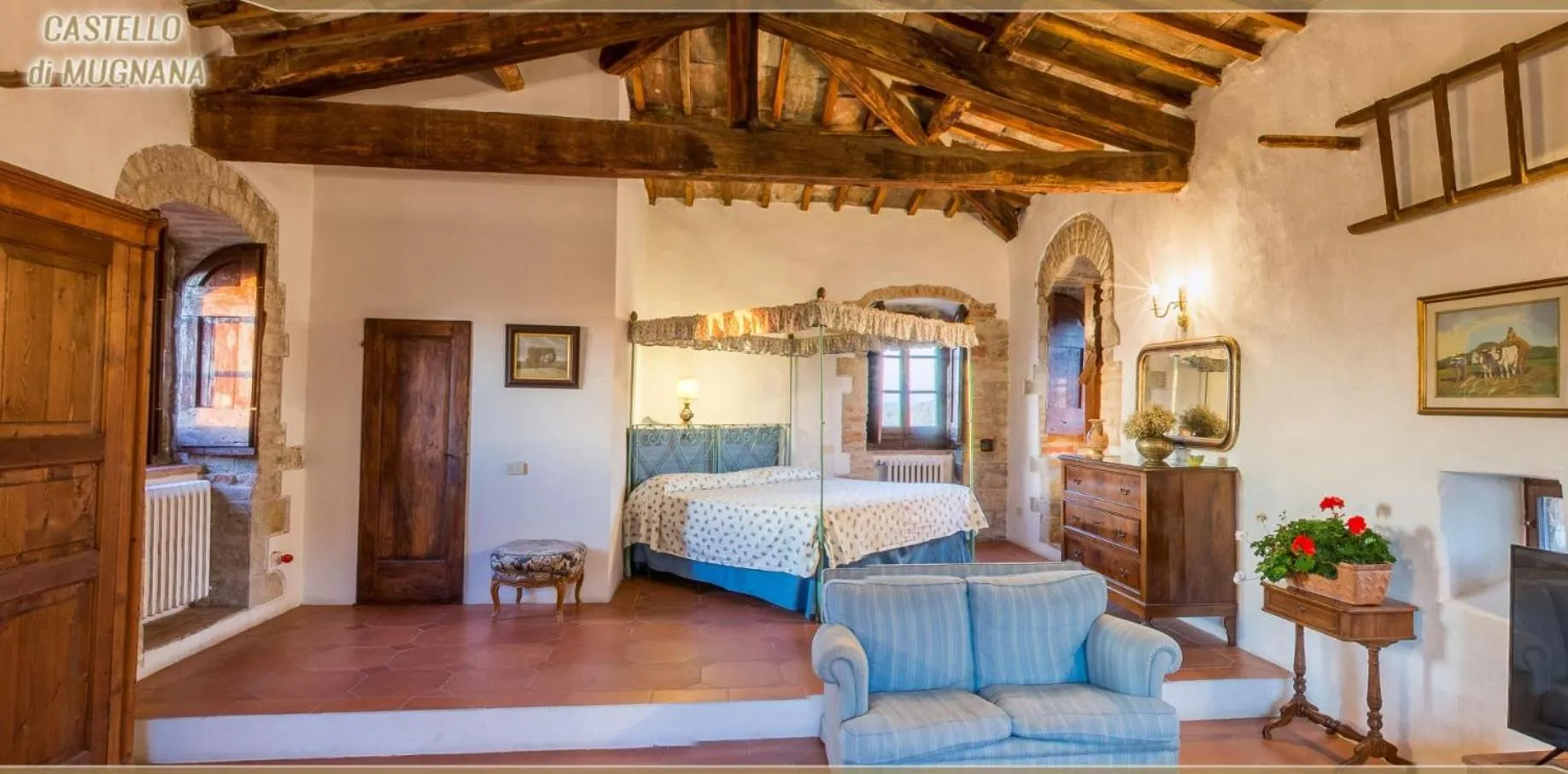 Photo of the whole room, Bed in Castello di Mugnana