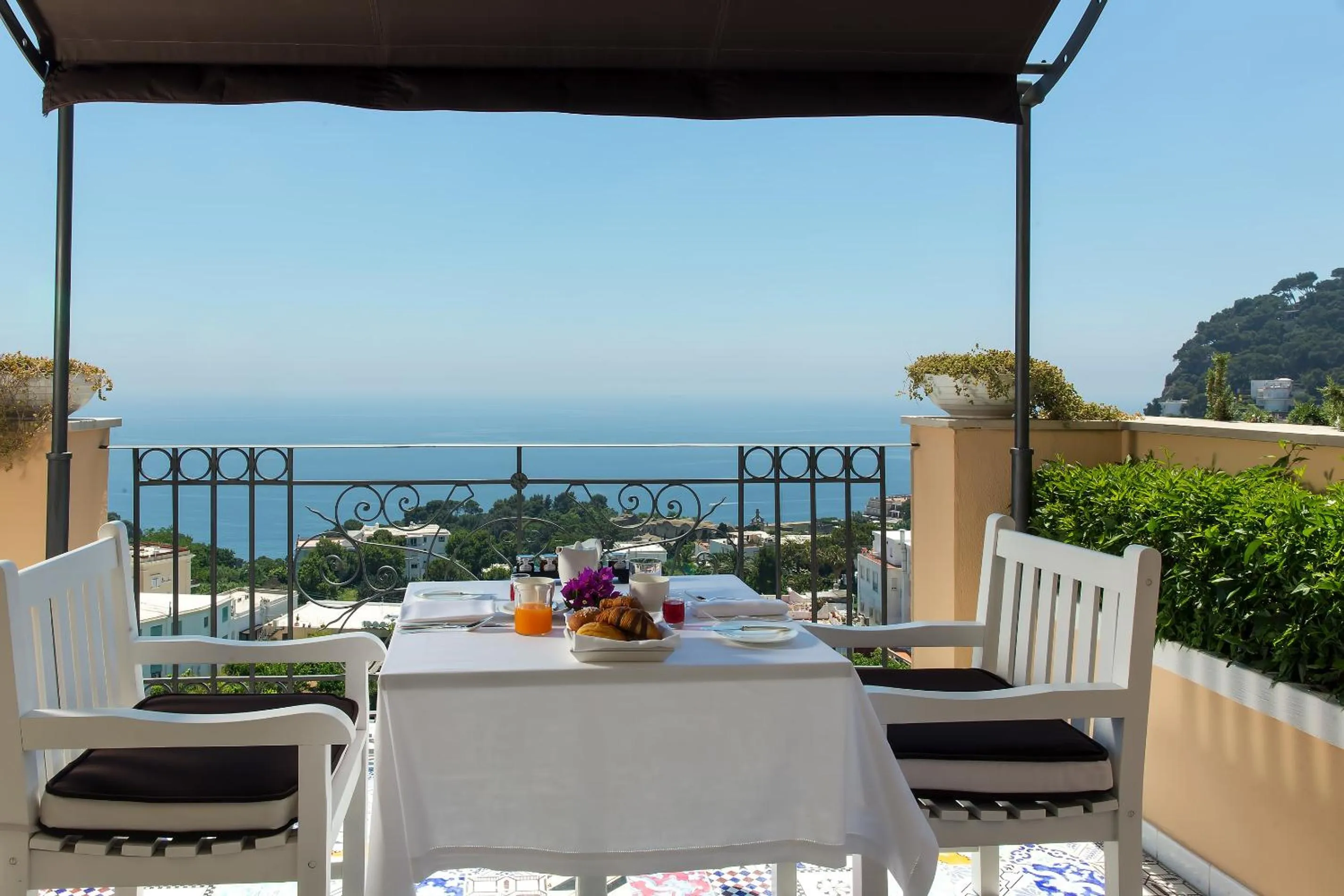 Balcony/Terrace in Capri Tiberio Palace - The Leading Hotels of the World