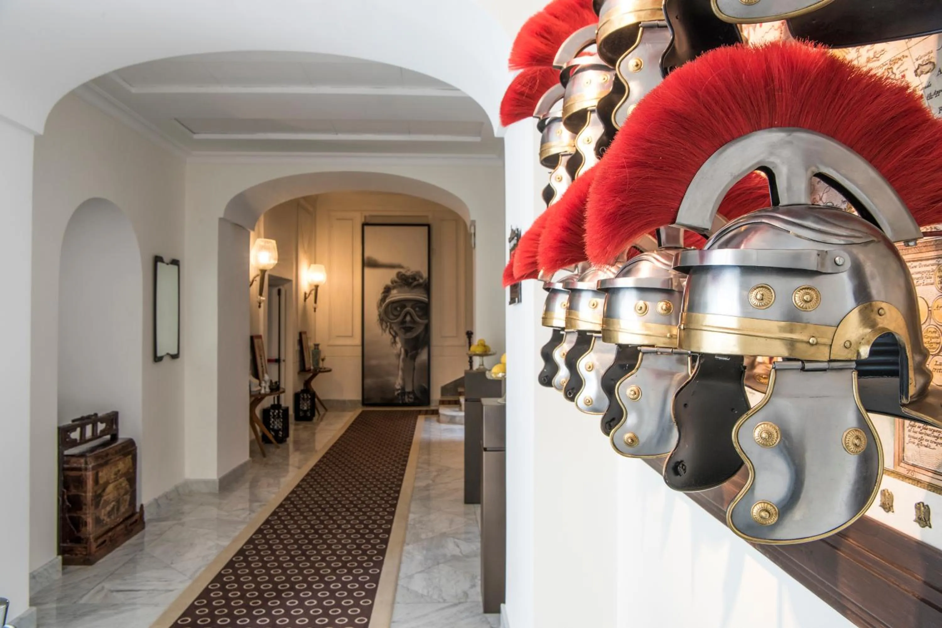 Decorative detail in Capri Tiberio Palace - The Leading Hotels of the World