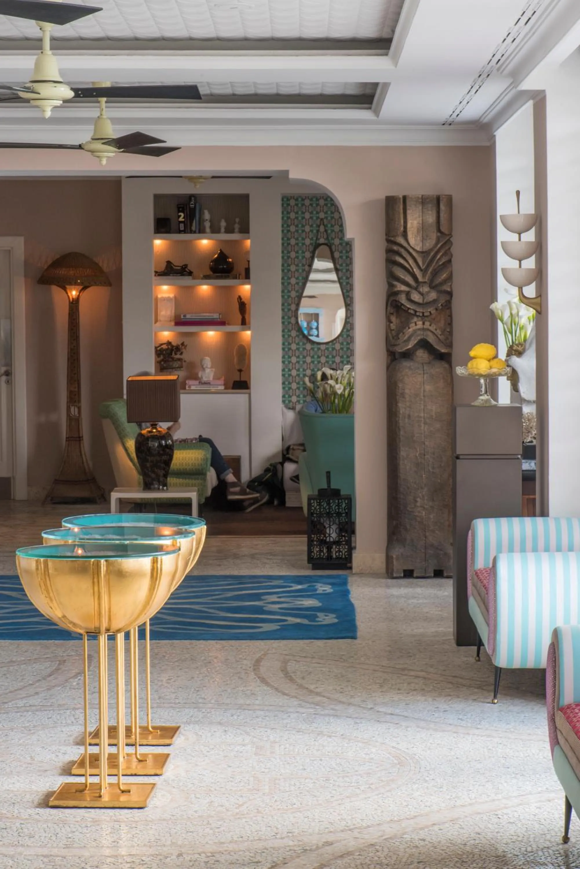 Lobby or reception in Capri Tiberio Palace - The Leading Hotels of the World