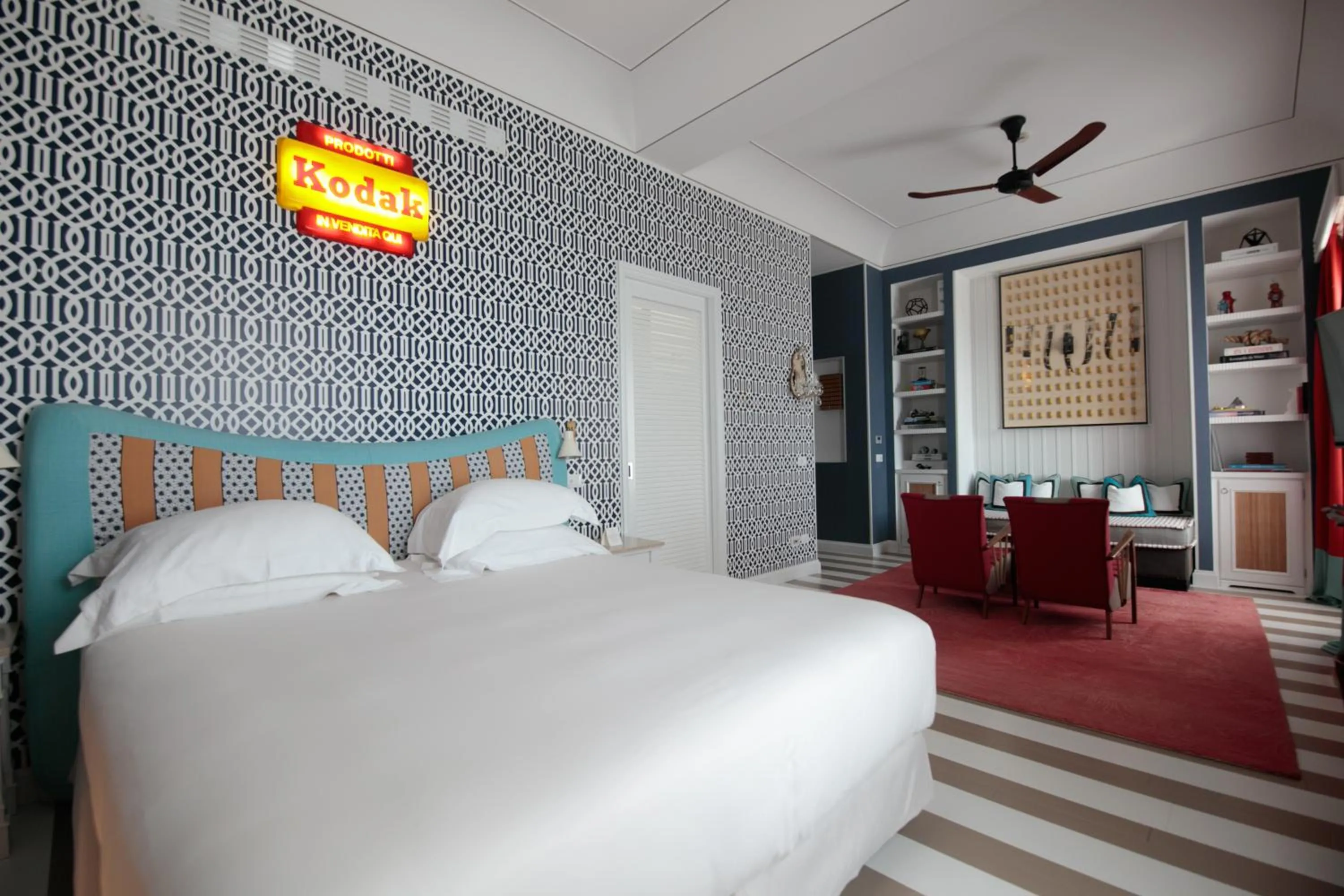 Bedroom, Bed in Capri Tiberio Palace - The Leading Hotels of the World