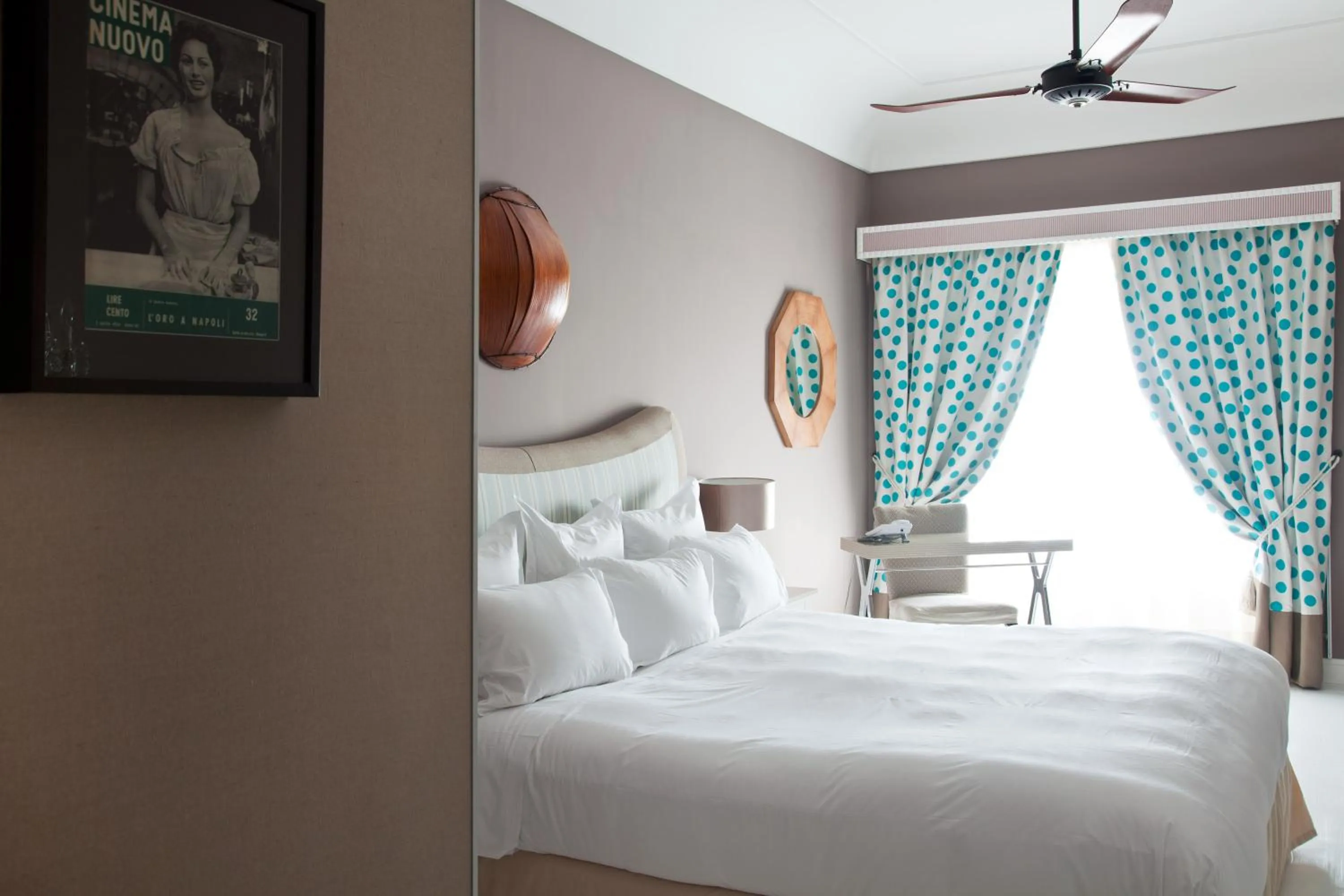 Bed in Capri Tiberio Palace - The Leading Hotels of the World