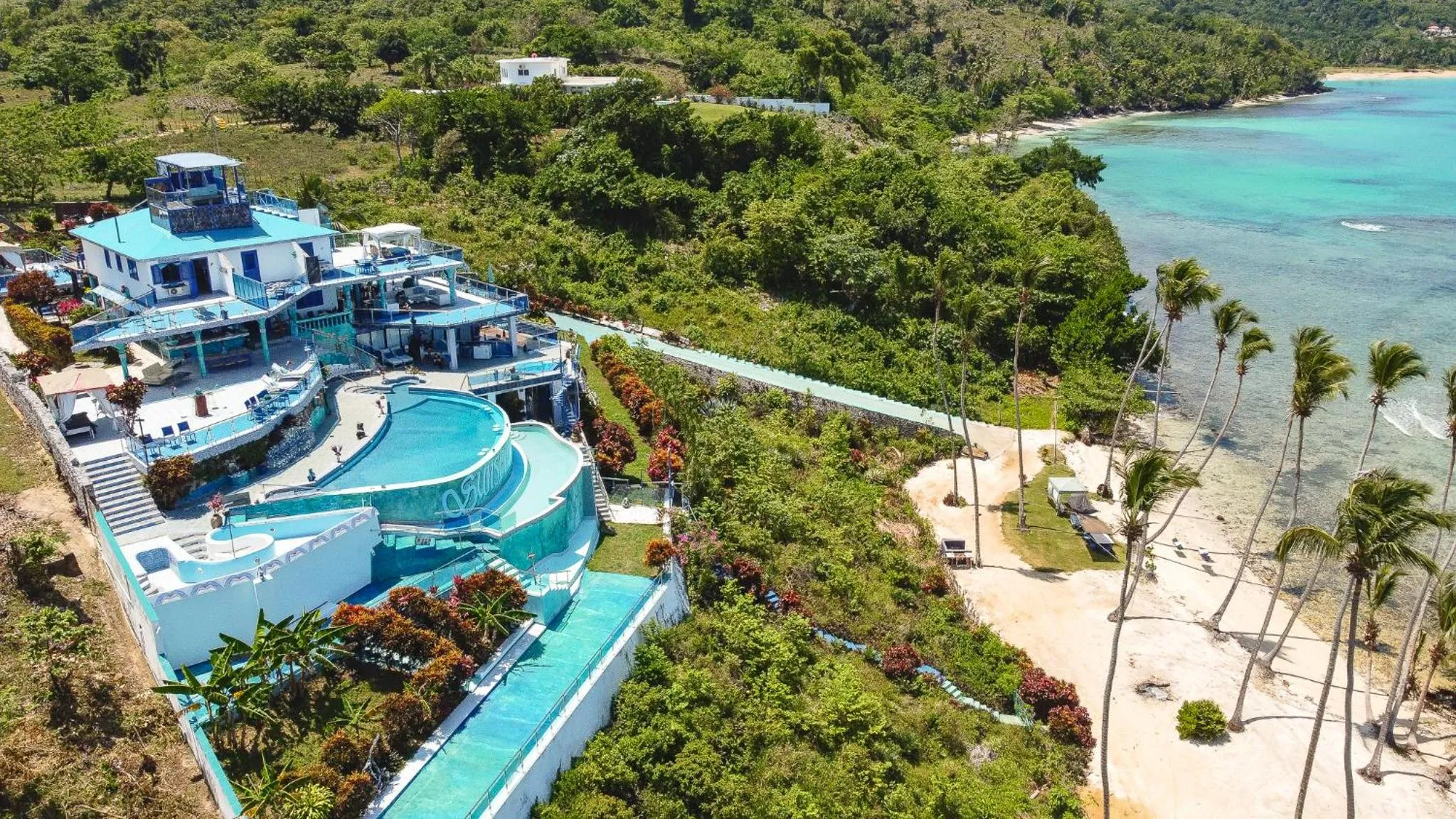 Natural landscape in Sunset Samana