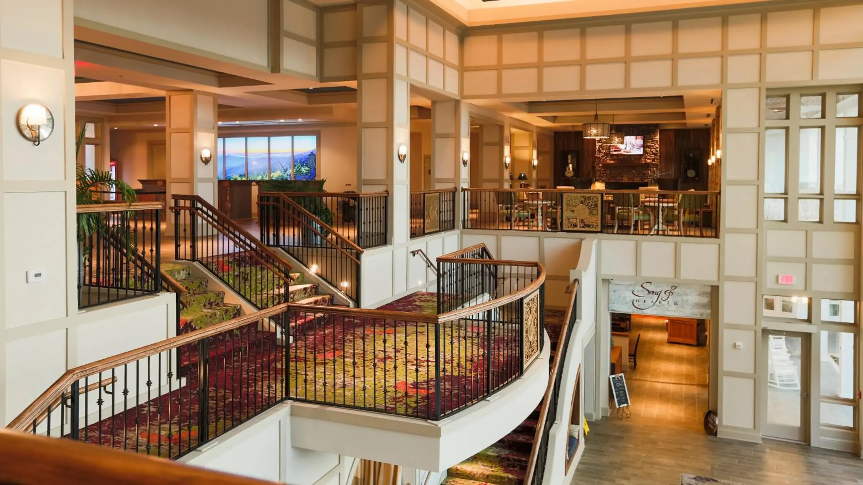 Lobby or reception in Dollywood's DreamMore Resort and Spa Lobby or reception in Dollywood's DreamMore Resort and Spa