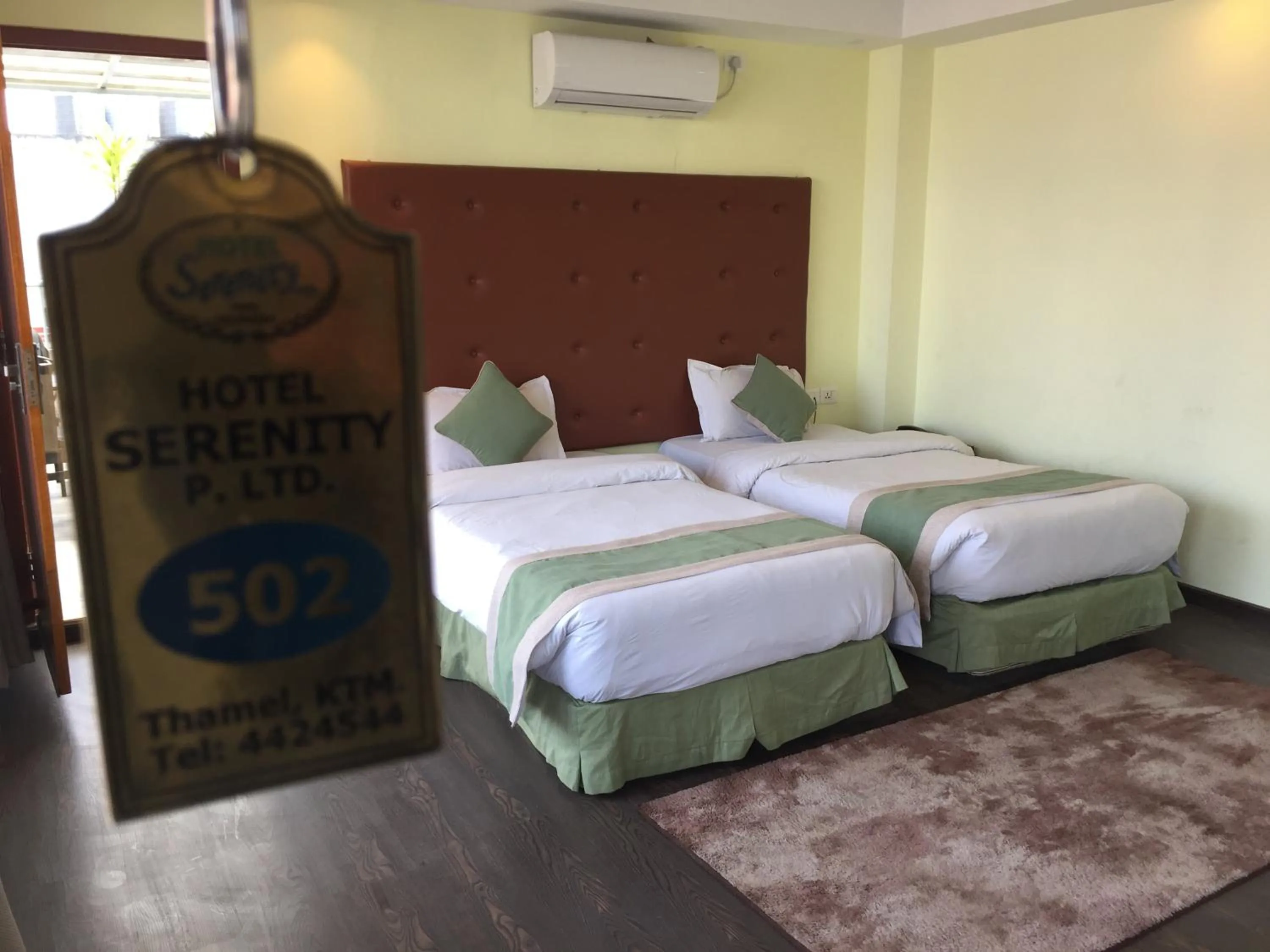 Bed in Hotel Serenity Kathmandu