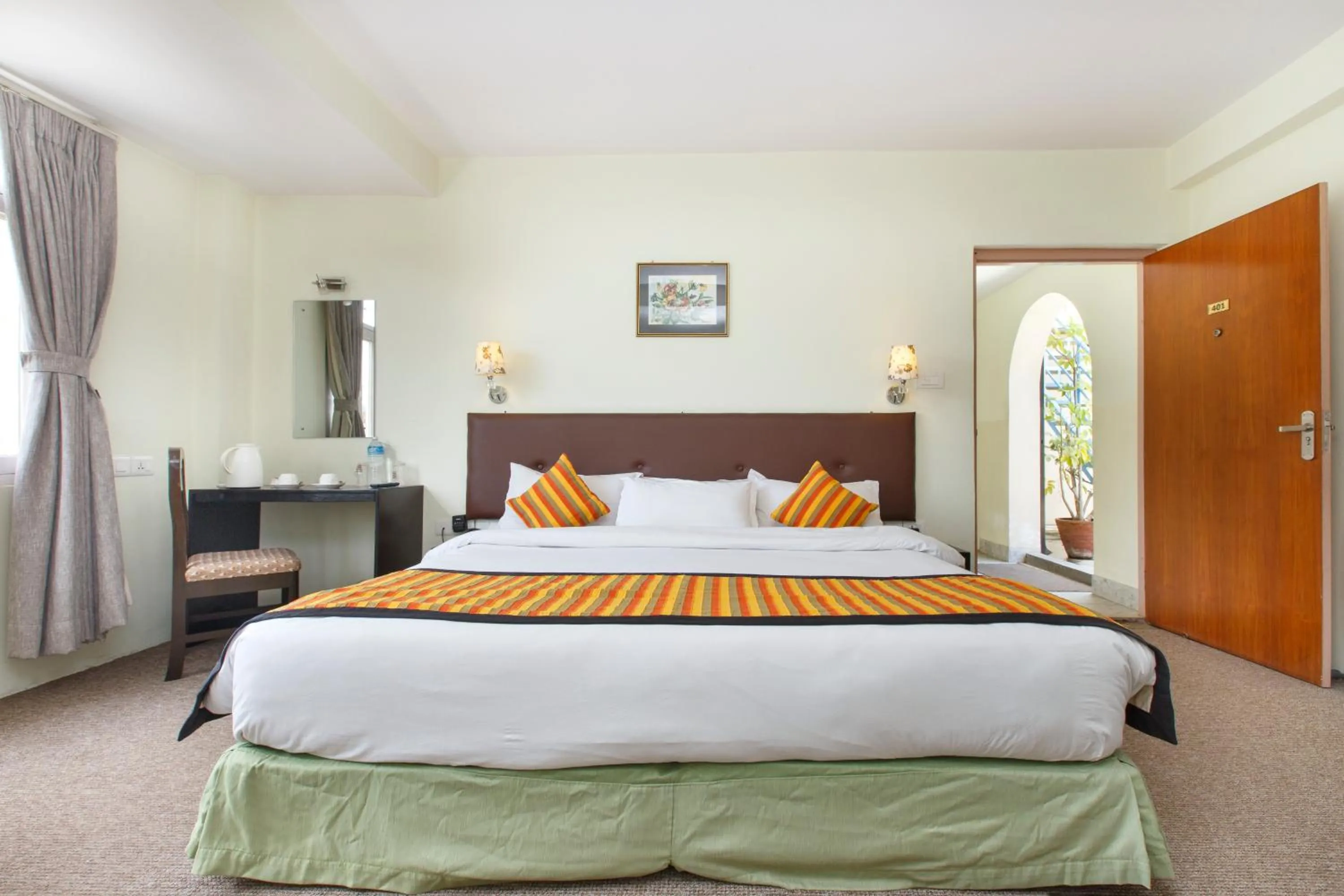 Bedroom, Bed in Hotel Serenity Kathmandu