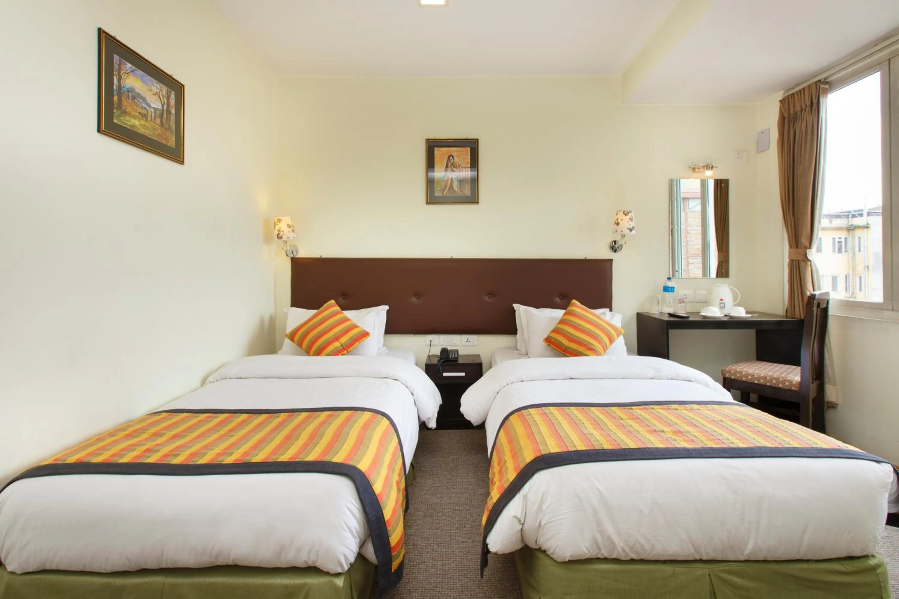 Bedroom, Bed in Hotel Serenity Kathmandu