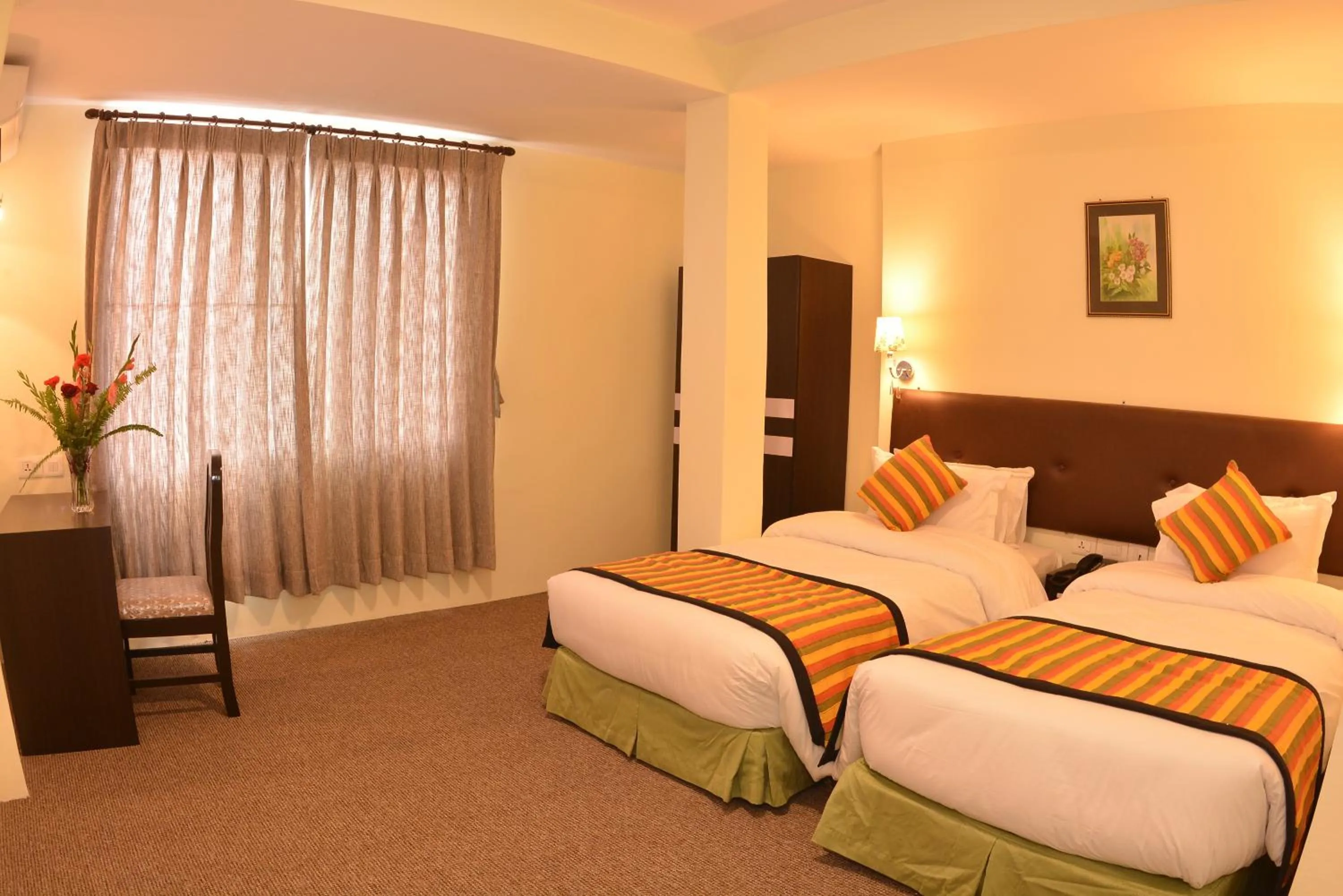 Bedroom, Bed in Hotel Serenity Kathmandu