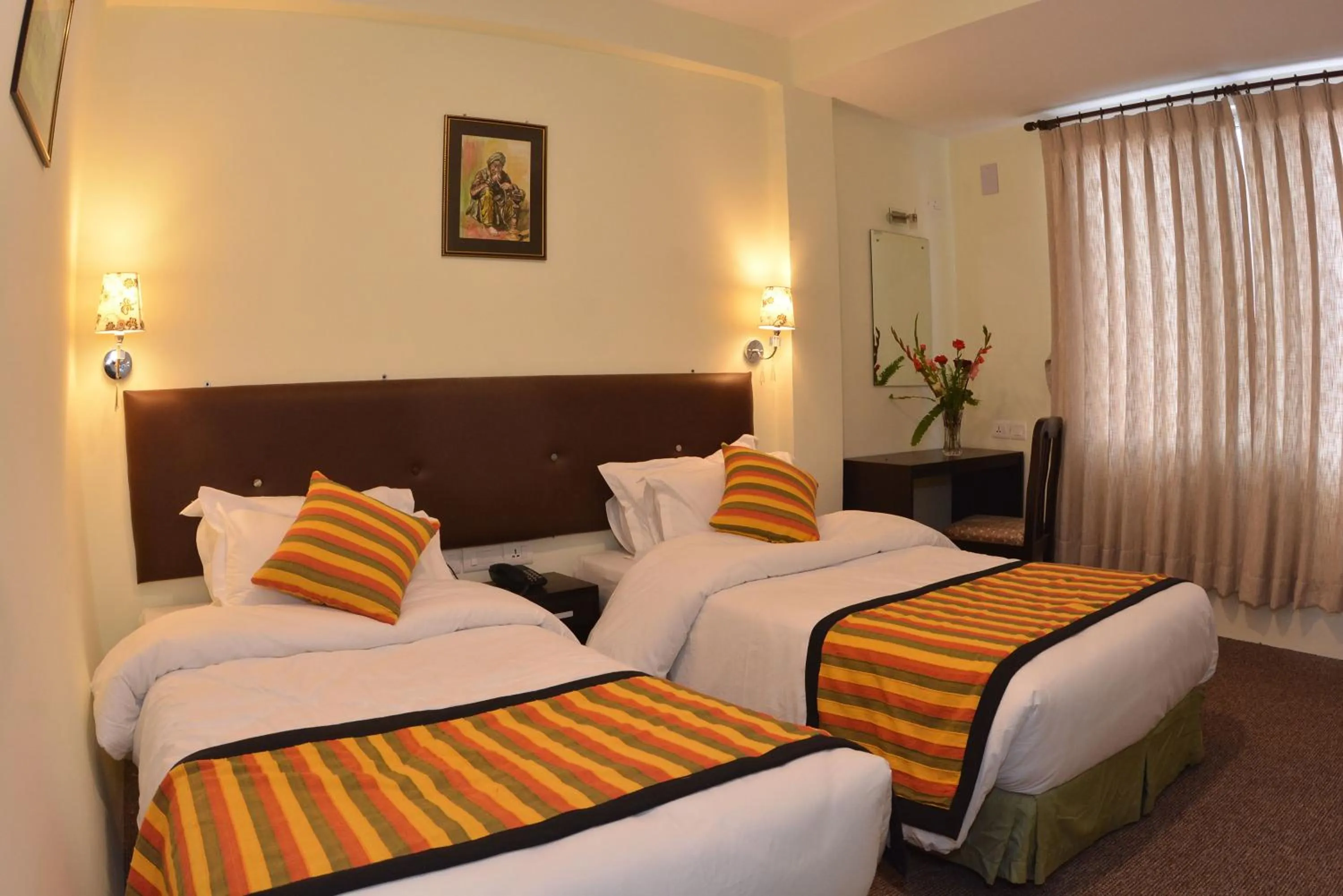 Bathroom, Bed in Hotel Serenity Kathmandu