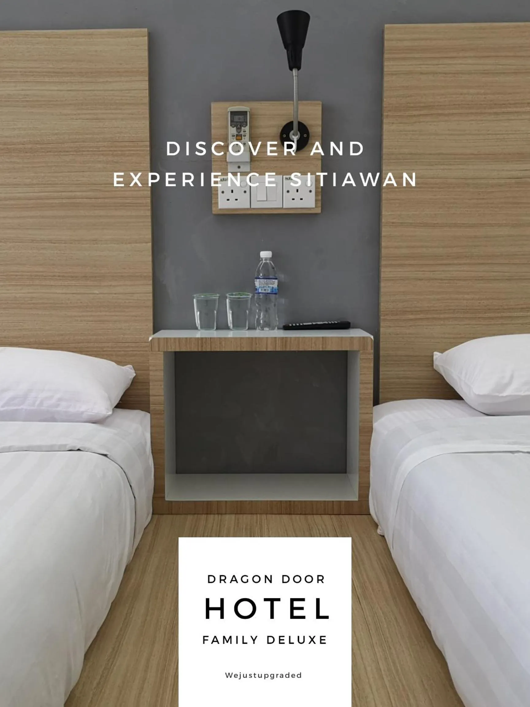 Bed in Dragon Door Hotel