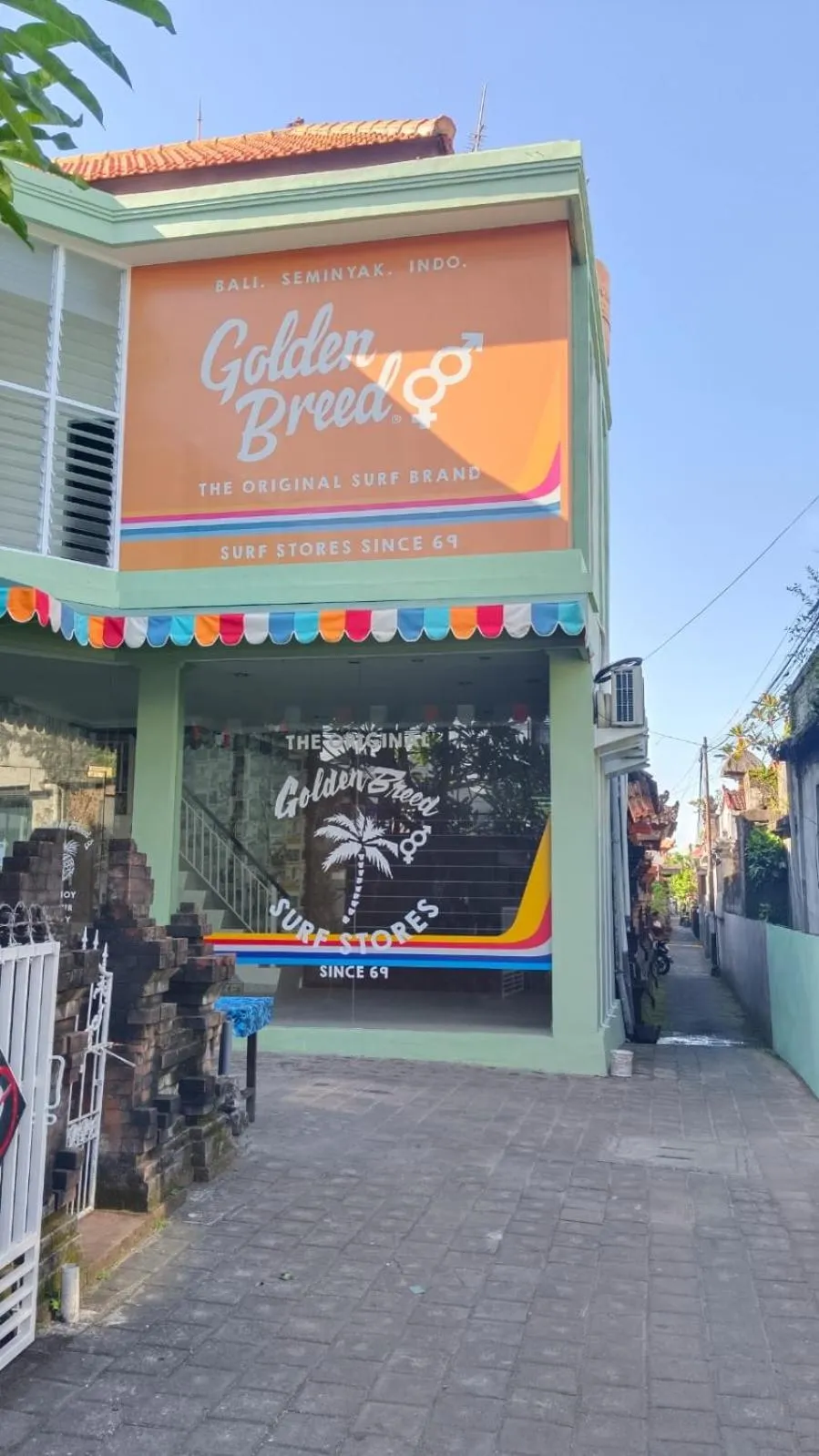 Street view in Villa Ozamiz Seminyak