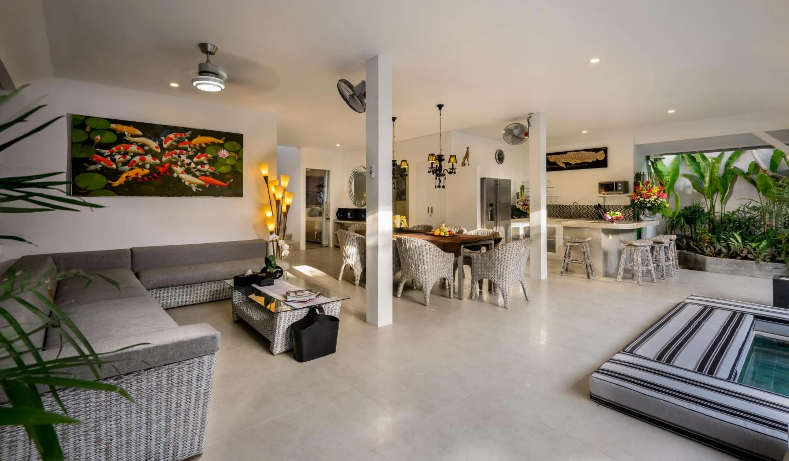 Living room in Villa Ozamiz Seminyak