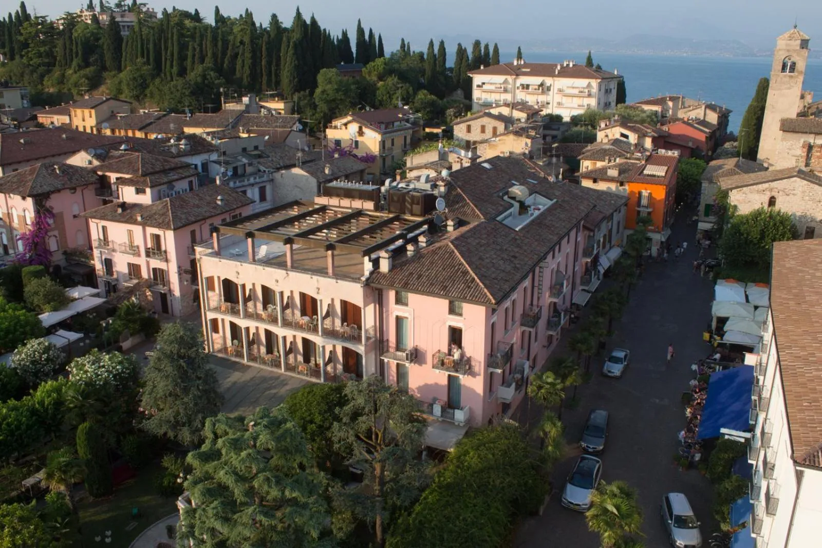 Bird's eye view in Hotel Catullo