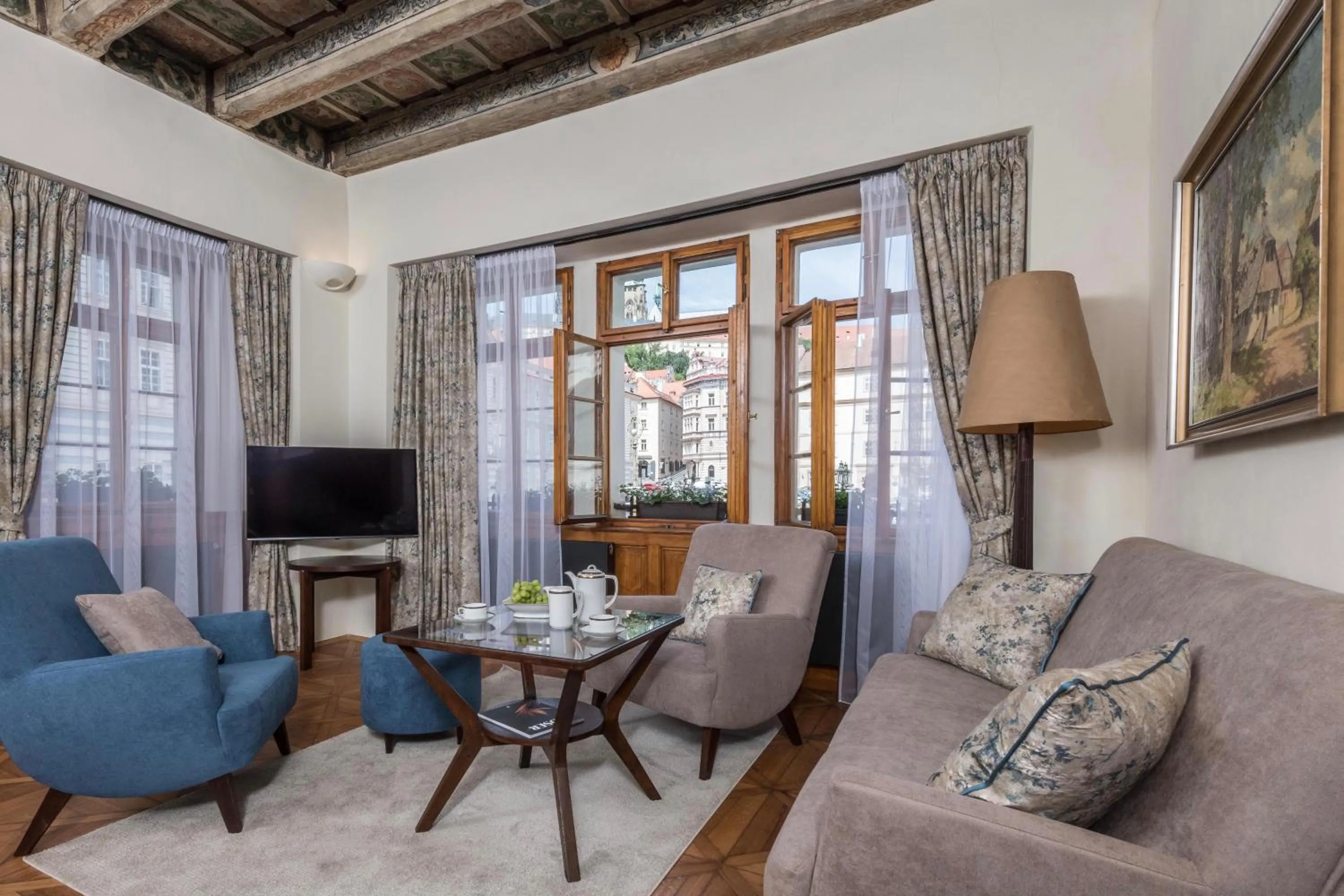 Living room in Residence U Mecenáše