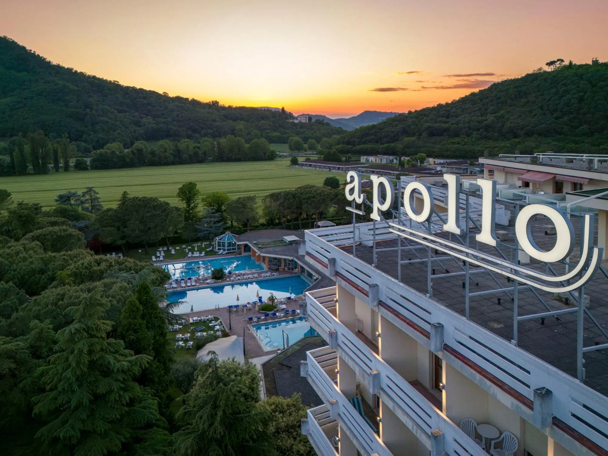 Natural landscape in Hotel Apollo Terme