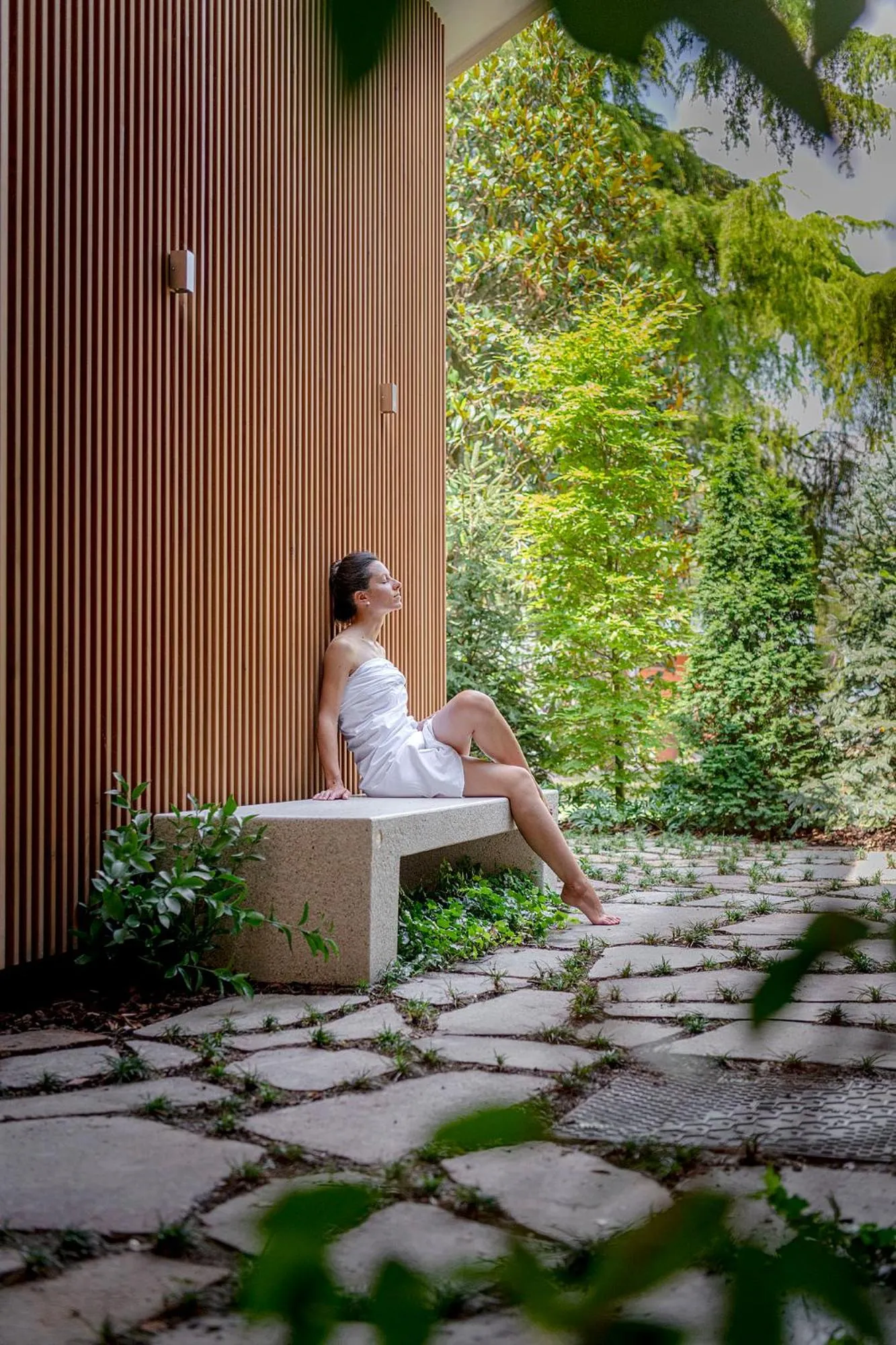 Garden in Hotel Apollo Terme