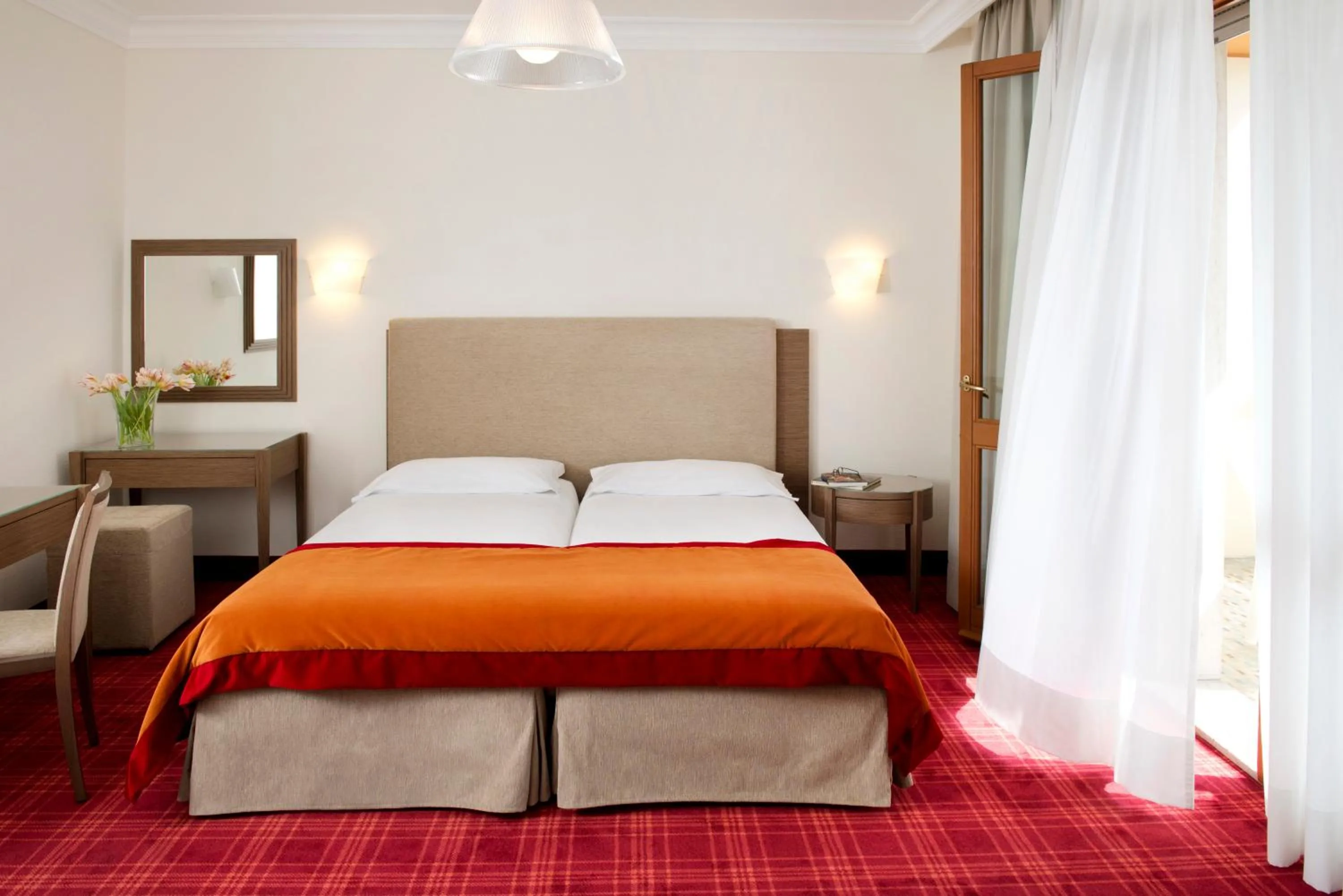 Bedroom, Bed in Hotel Apollo Terme