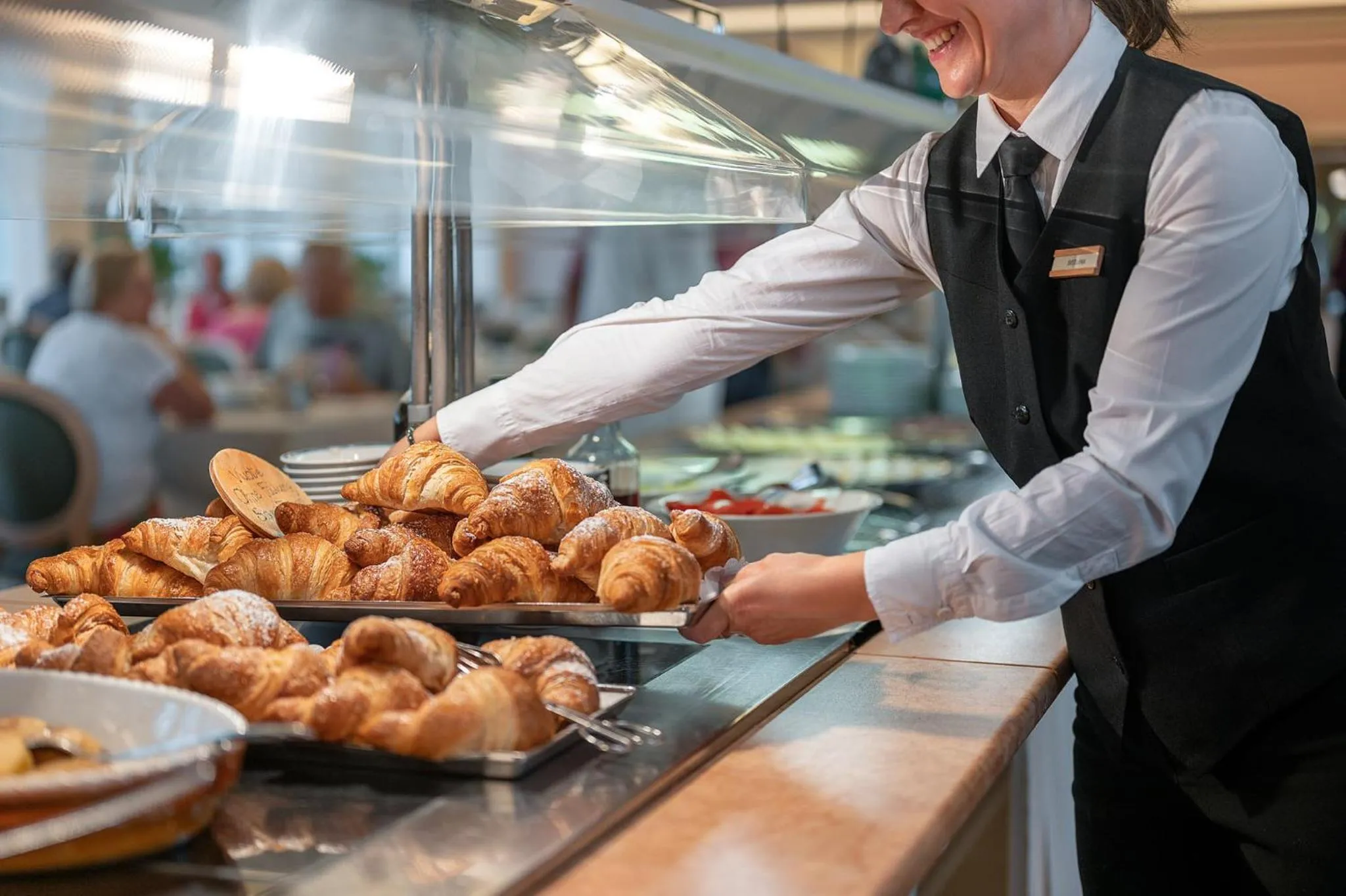 Buffet breakfast in Hotel Apollo Terme