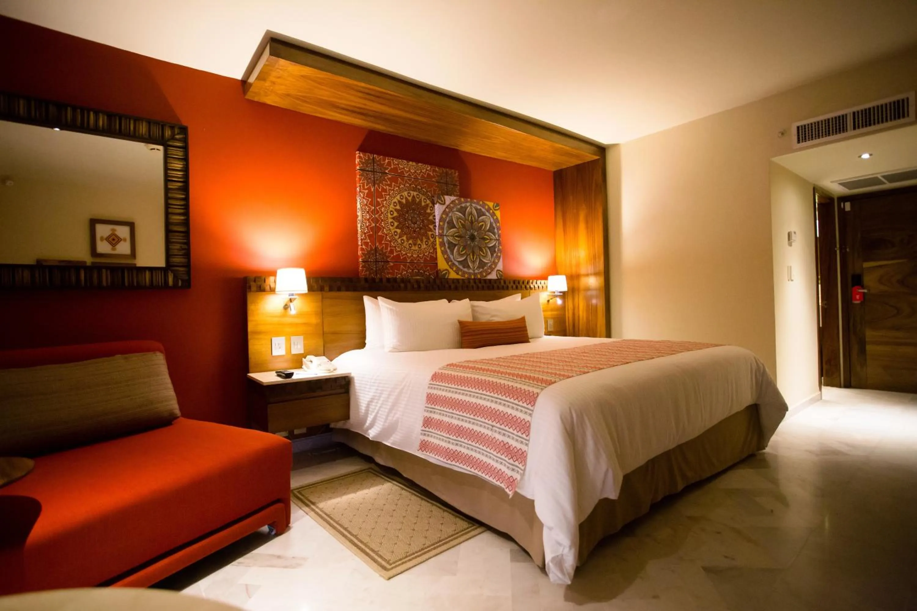 Photo of the whole room, Bed in Sunscape Puerto Vallarta Resort