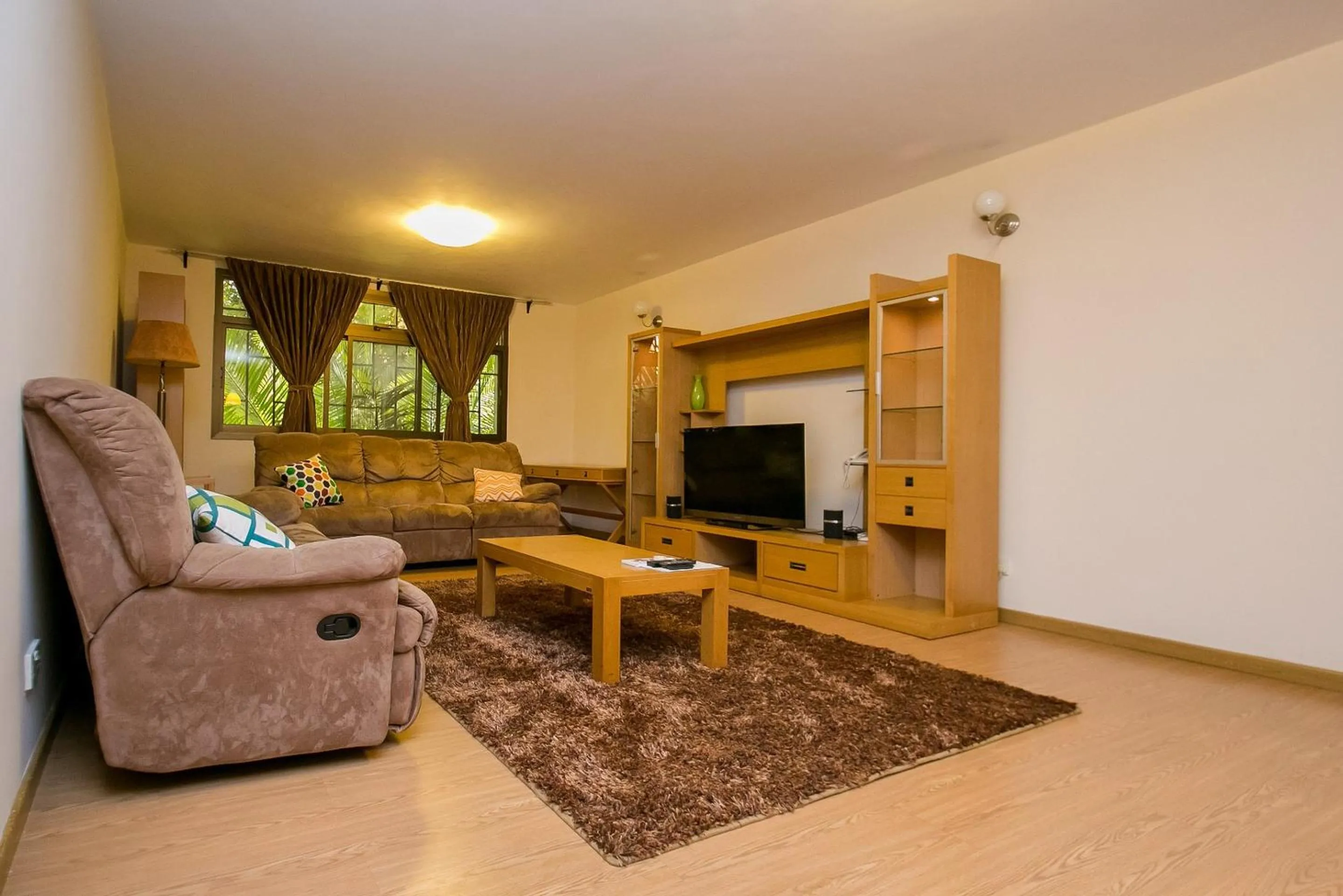 Living room in Kates Apartments