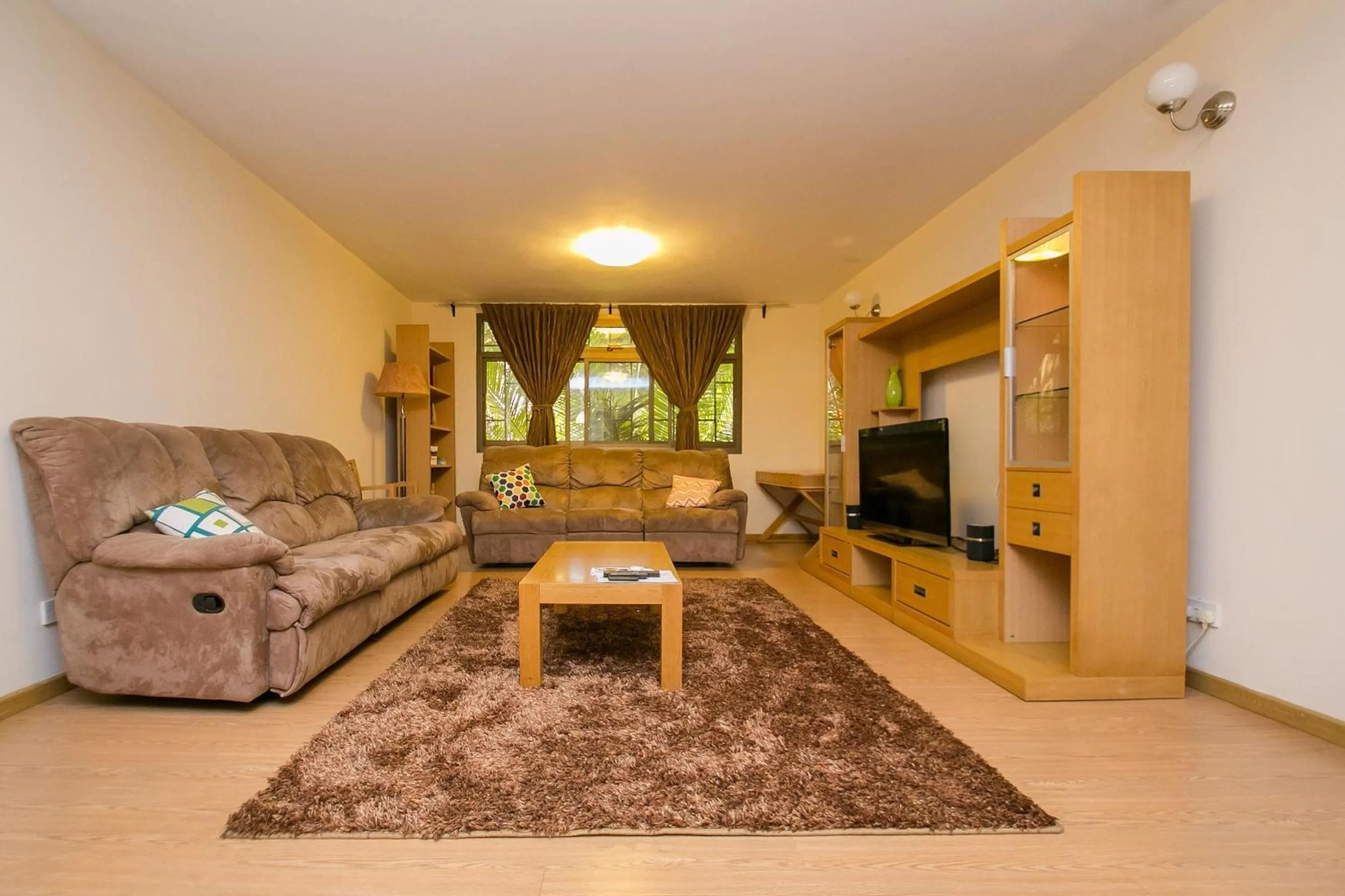 Living room in Kates Apartments