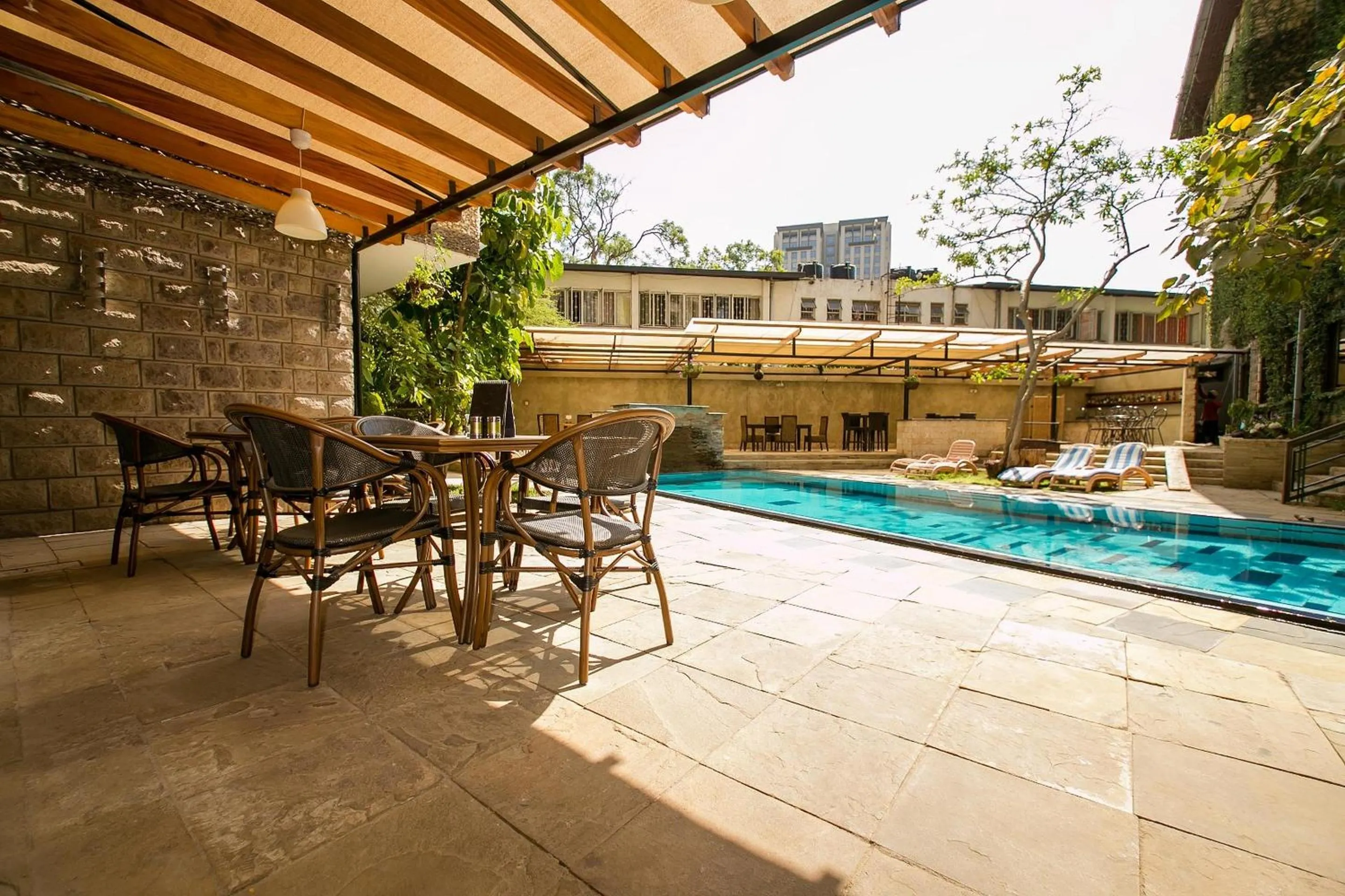 Swimming pool in Kates Apartments