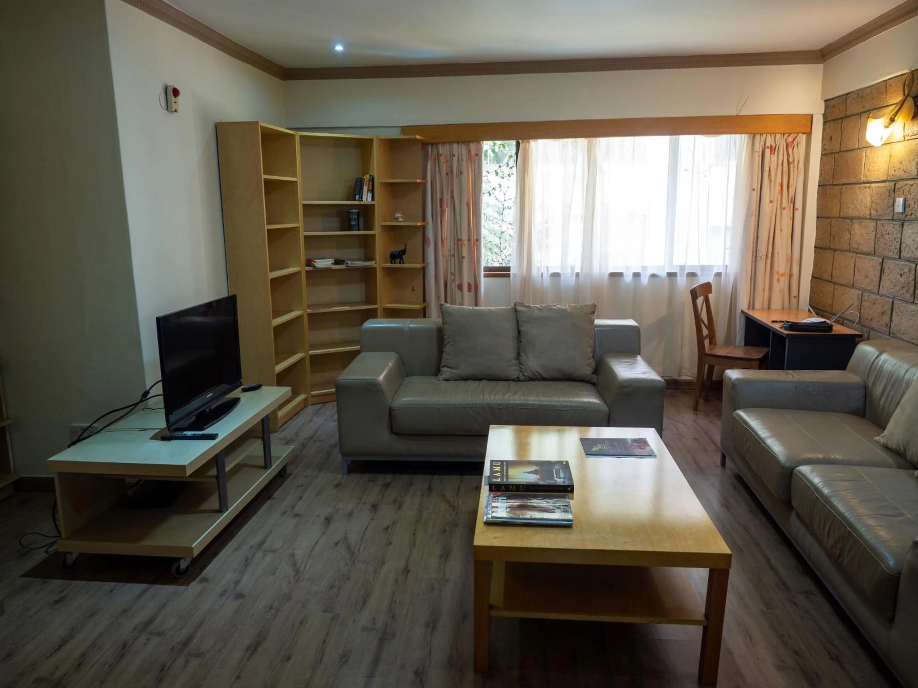 Living room in Kates Apartments