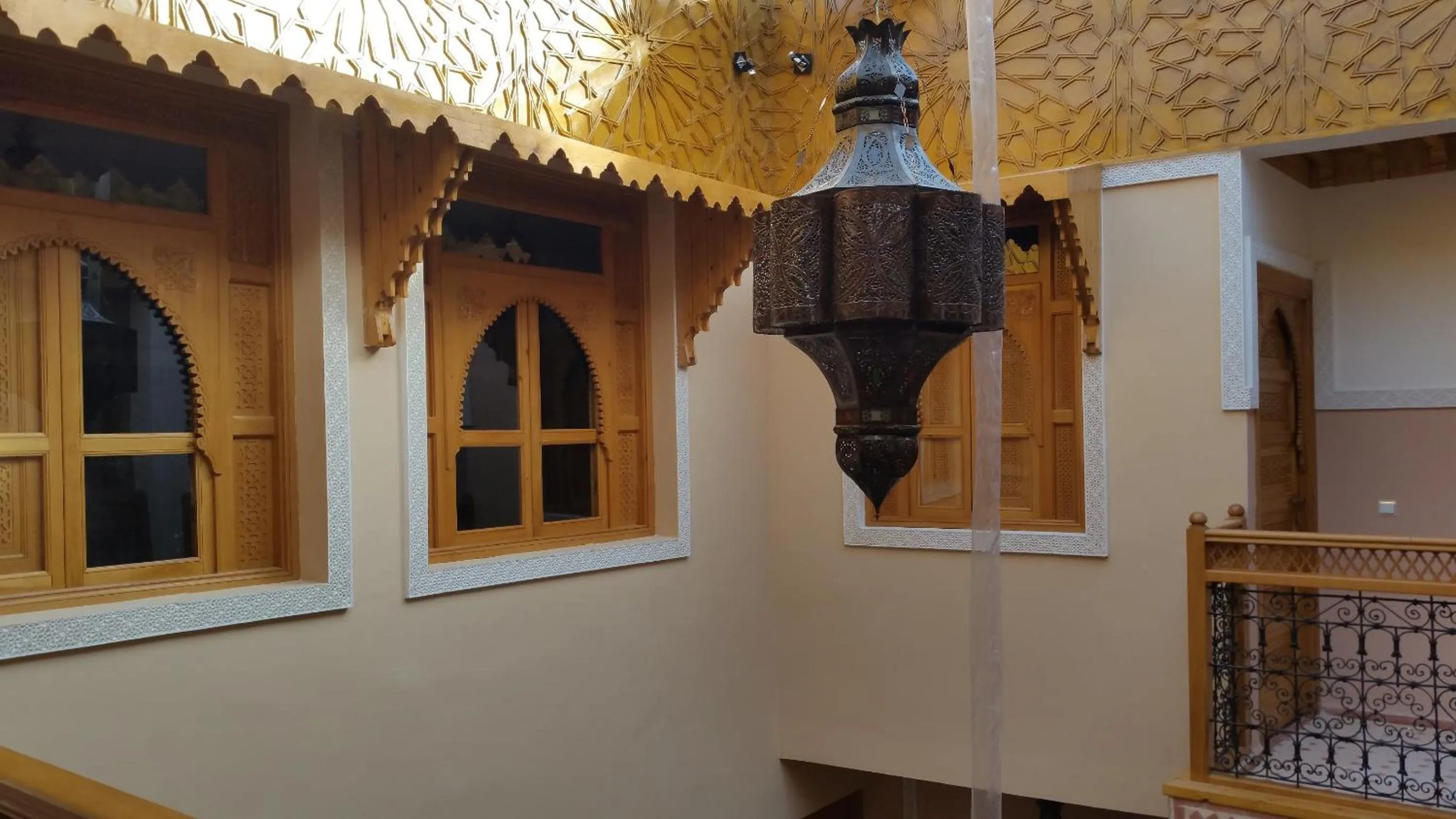 Decorative detail in Riad Jenan Adam