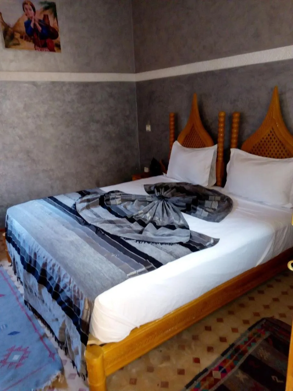 Bed in Riad Jenan Adam