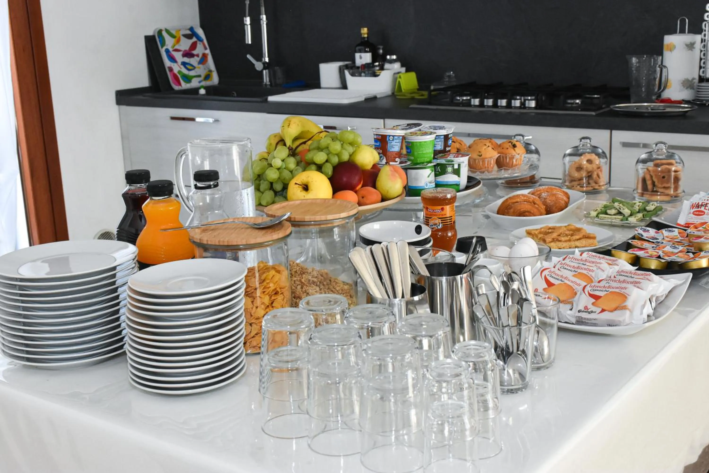 Buffet breakfast in B&B Ca' Rina