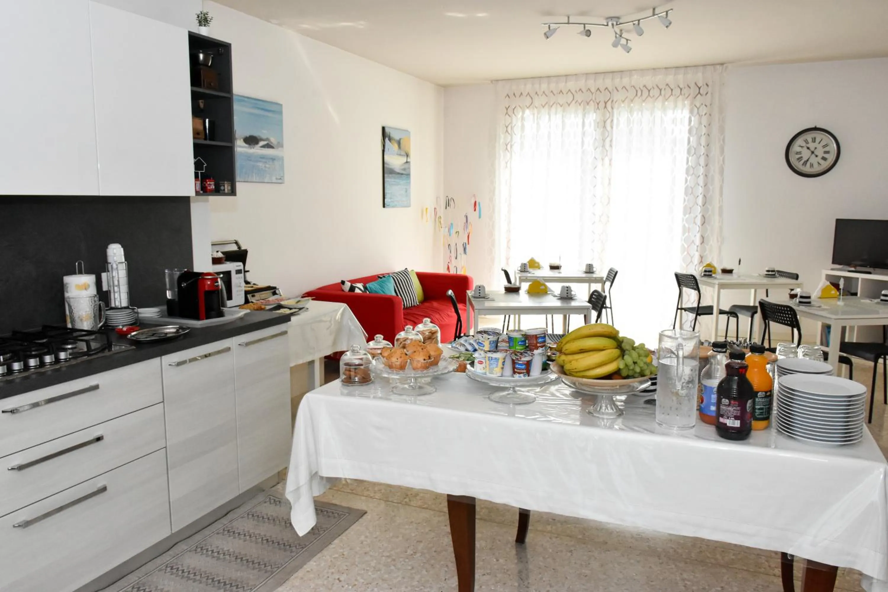 Food and drinks in B&B Ca' Rina