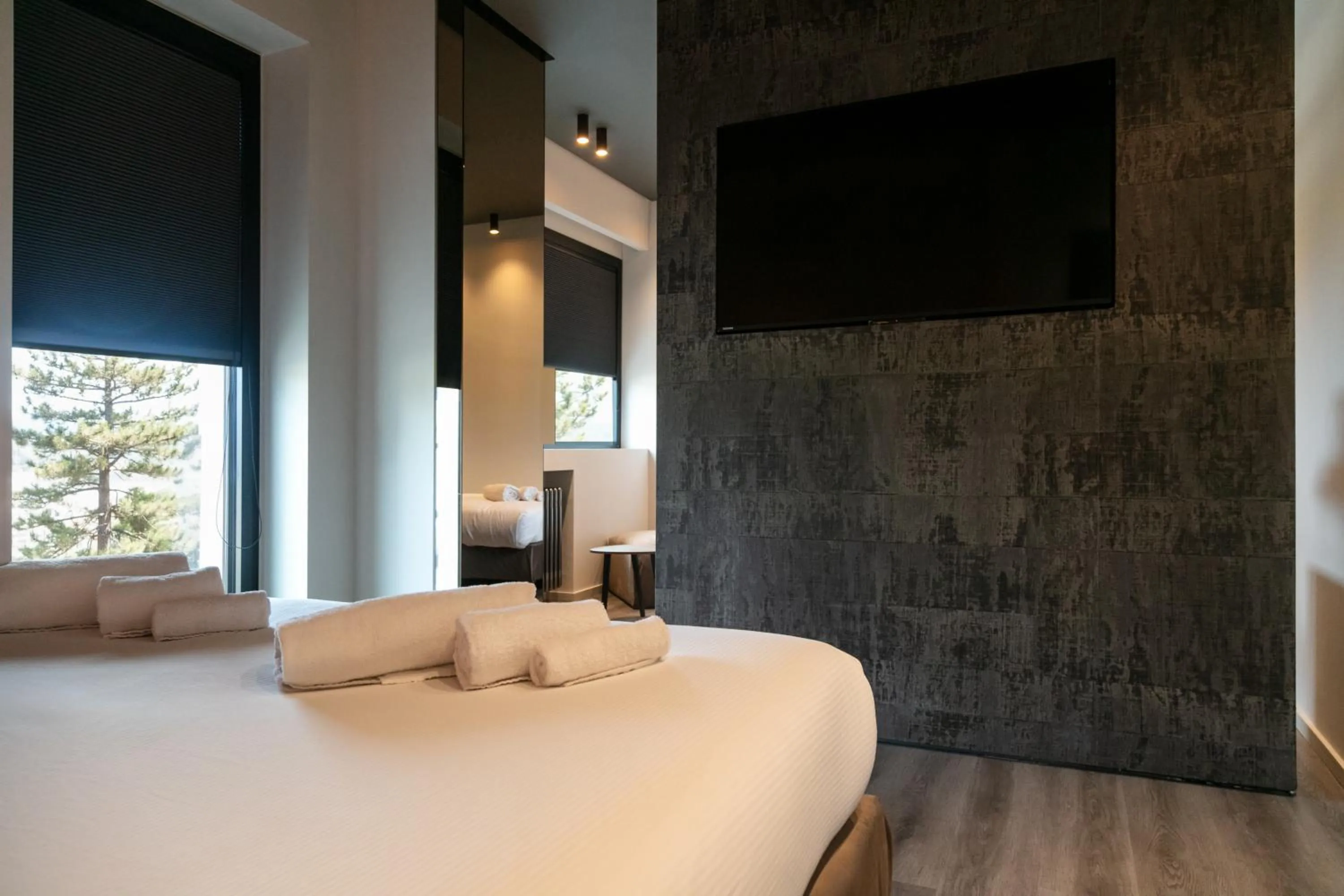 Bed in Michelangelo Etna Hotel