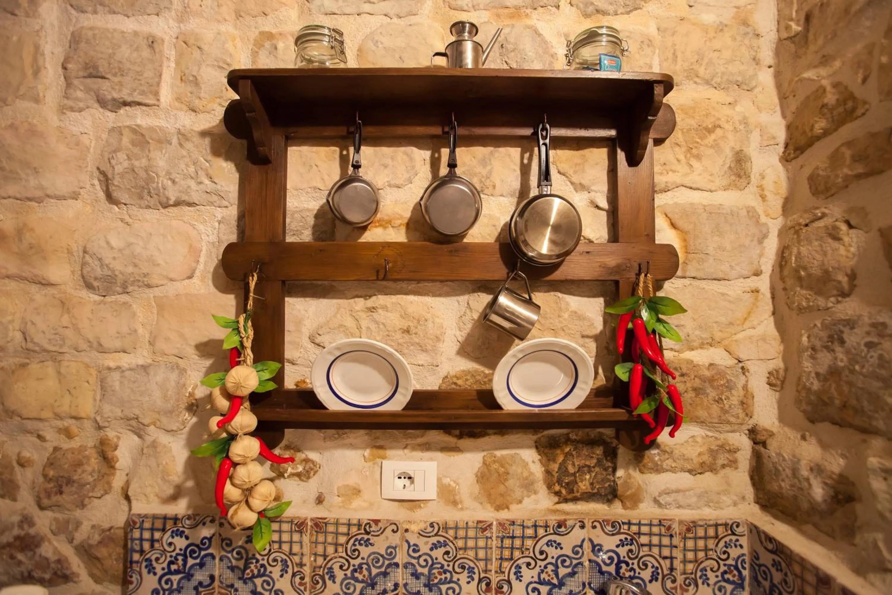Kitchen or kitchenette in Si-Moutique, le Case-grotte degli Avi 2