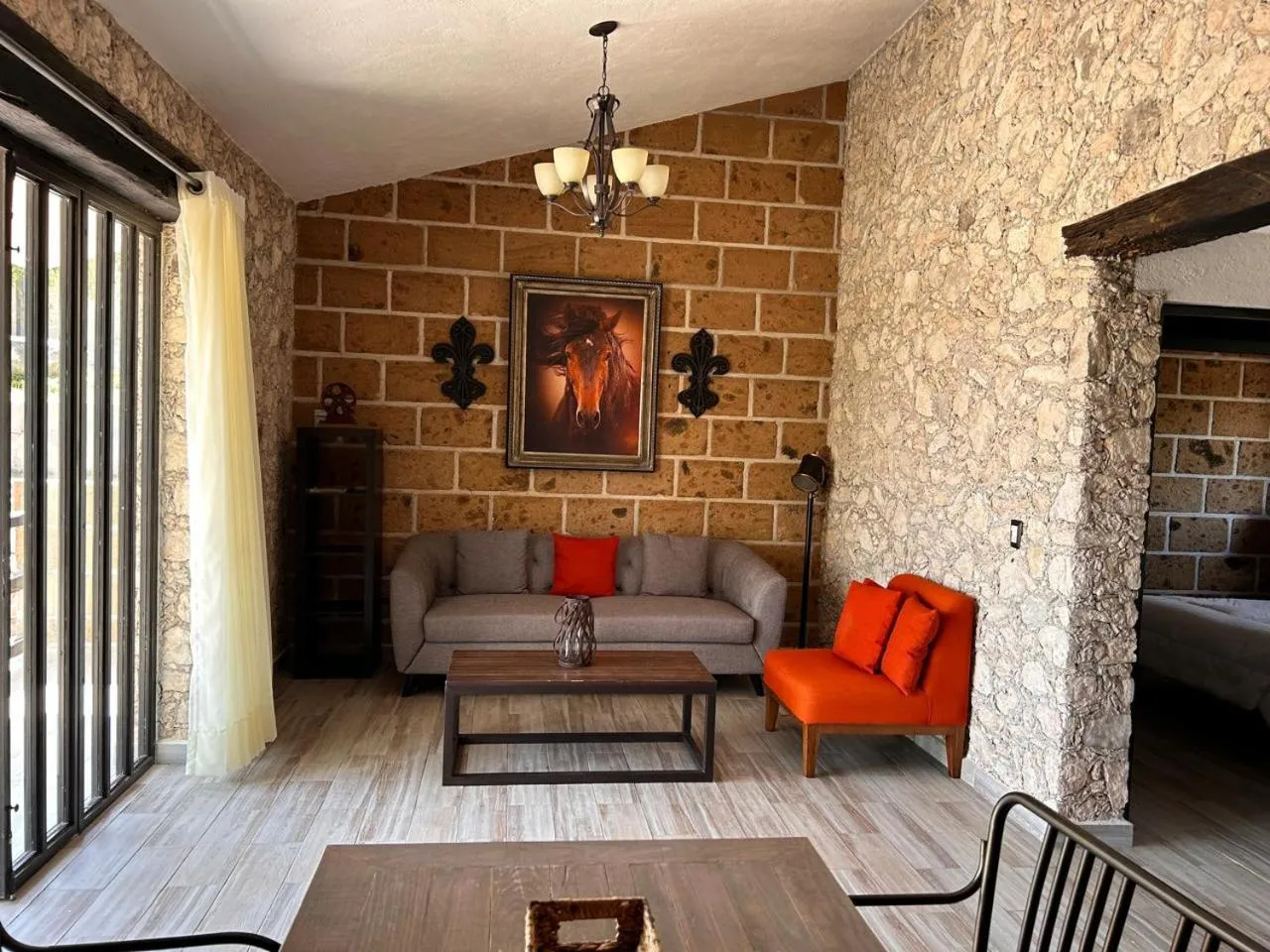 Living room in Cabañas Rancho San Jorge