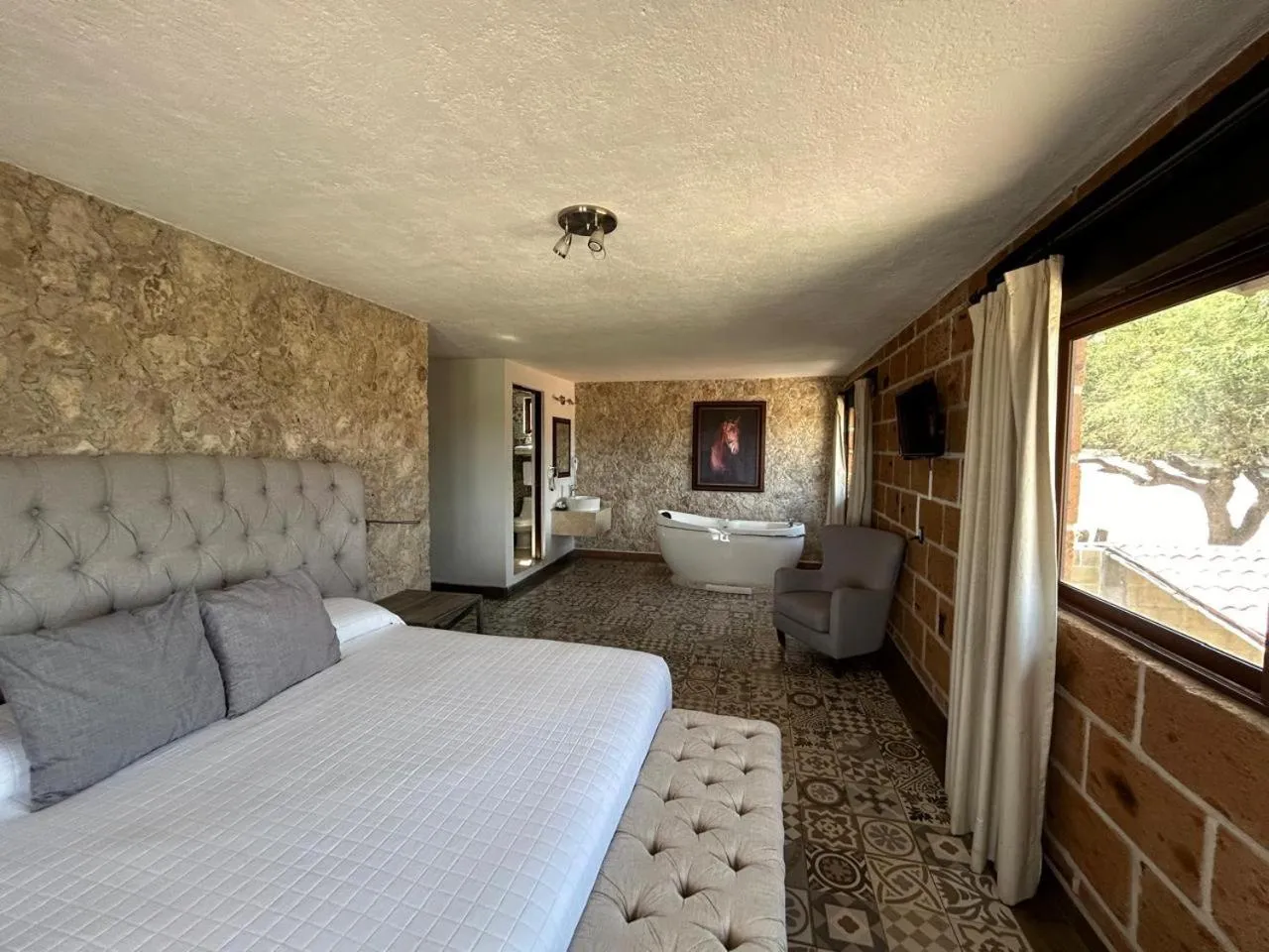 Bed in Cabañas Rancho San Jorge