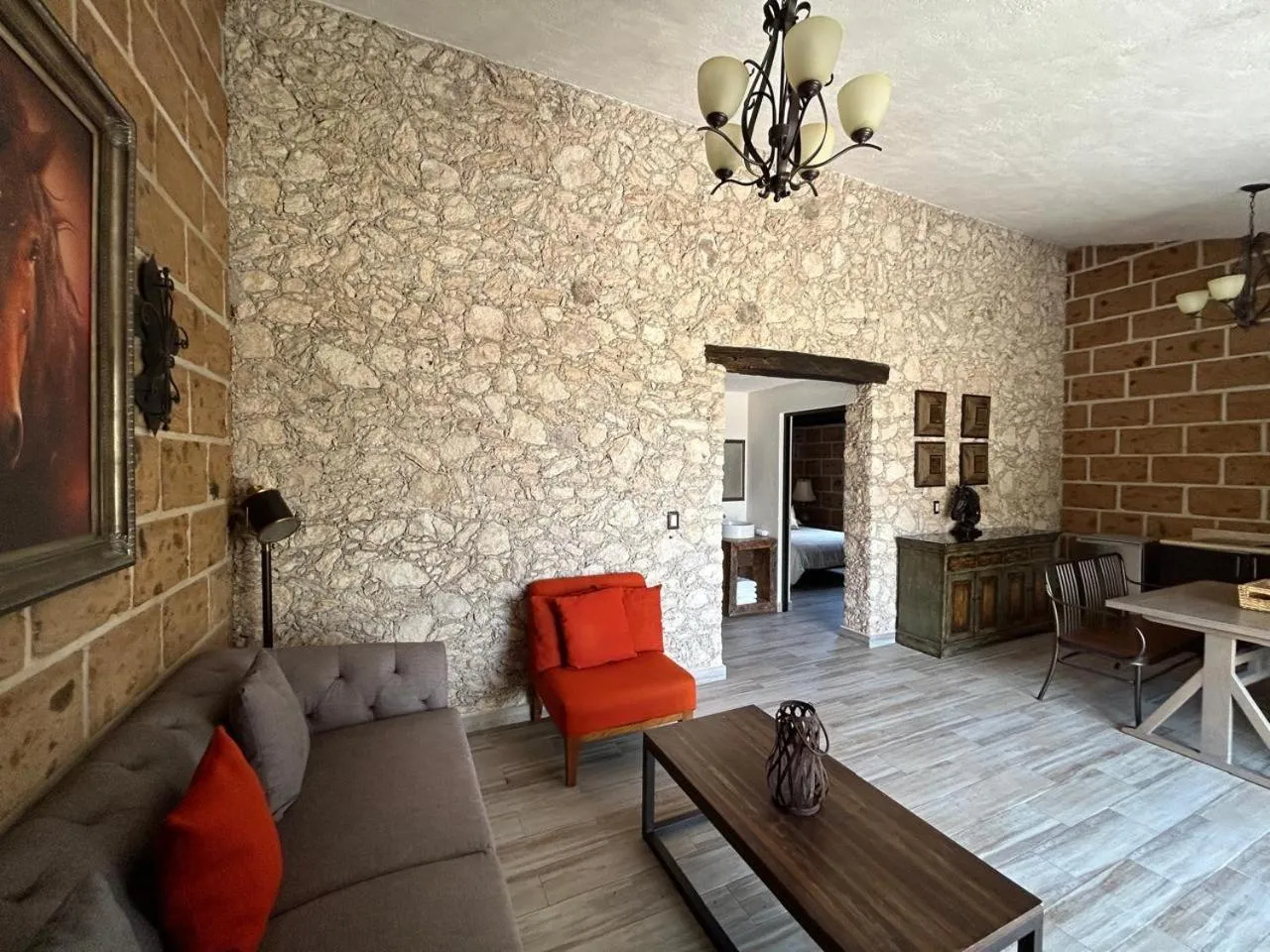 Living room in Cabañas Rancho San Jorge