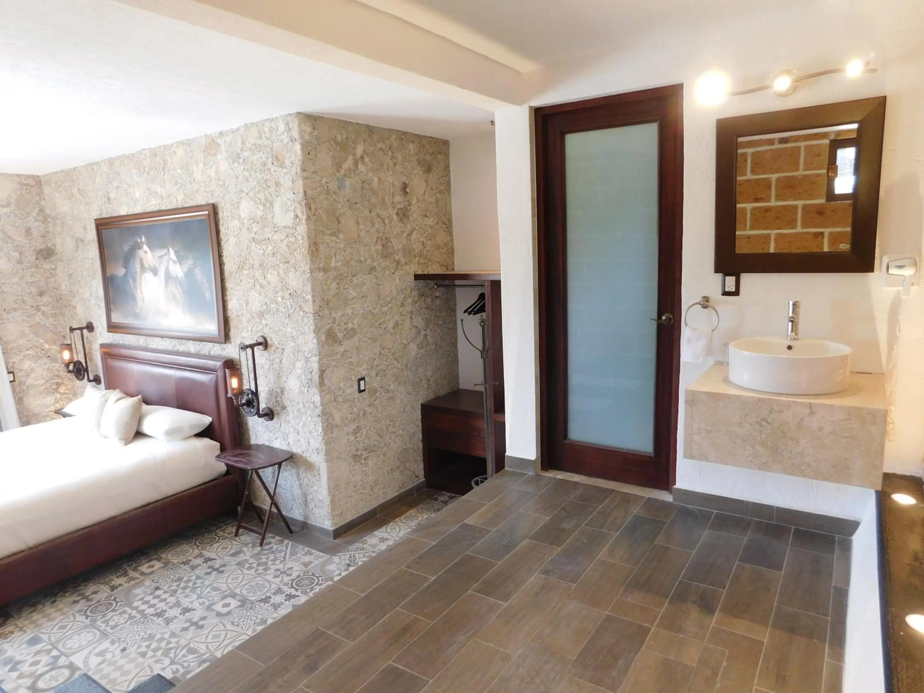 Bed in Cabañas Rancho San Jorge