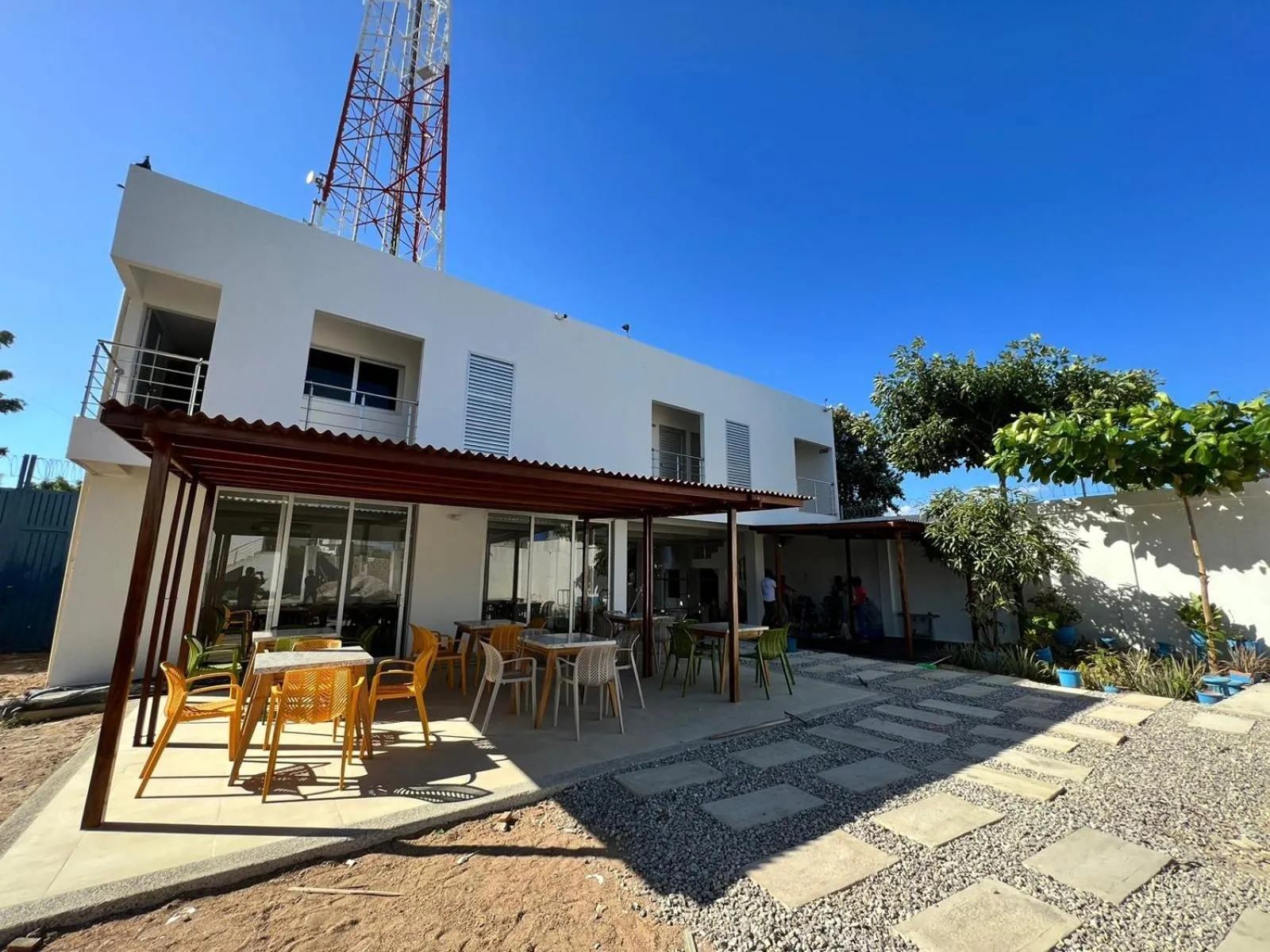 Property building in Hotel y Piscina Villa Maria Uribia