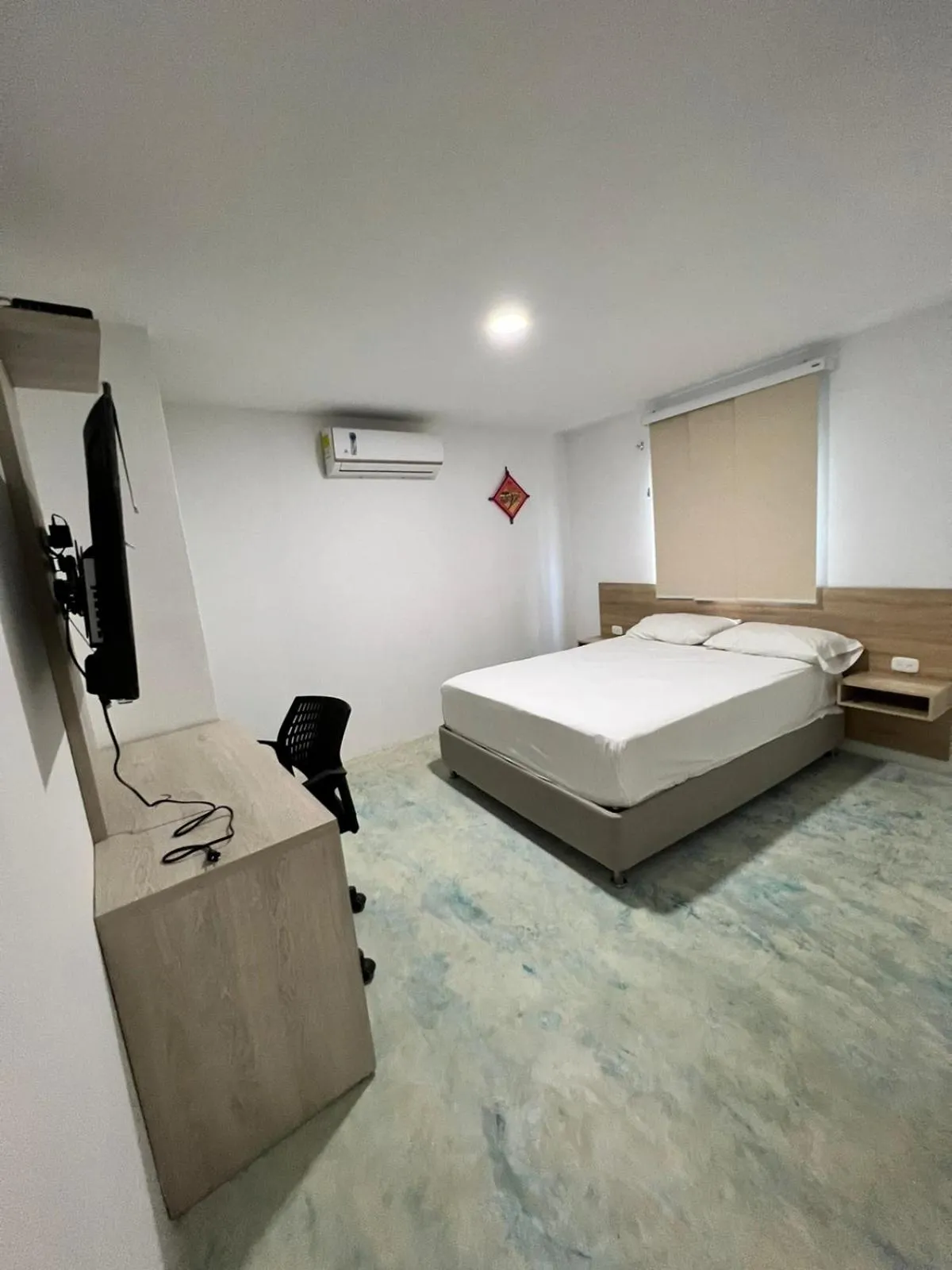 Bed in Hotel y Piscina Villa Maria Uribia