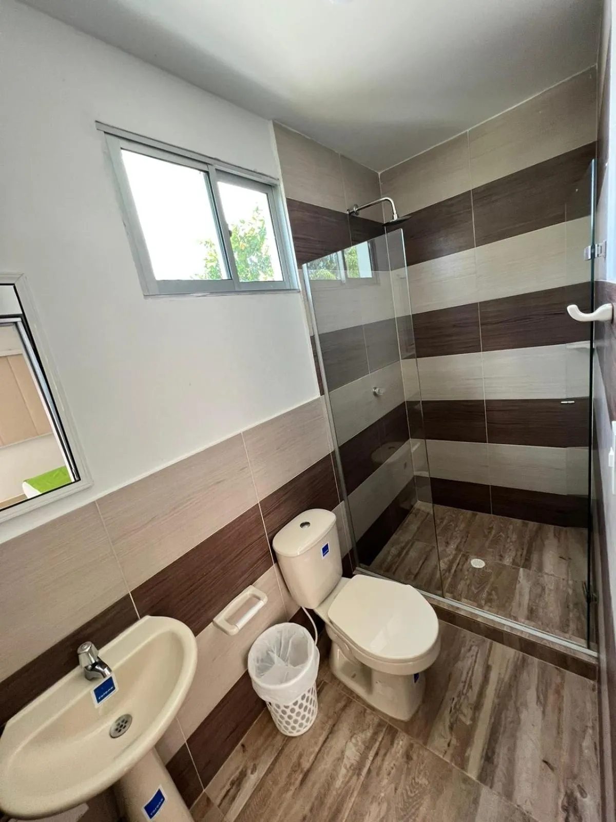 Shower in Hotel y Piscina Villa Maria Uribia