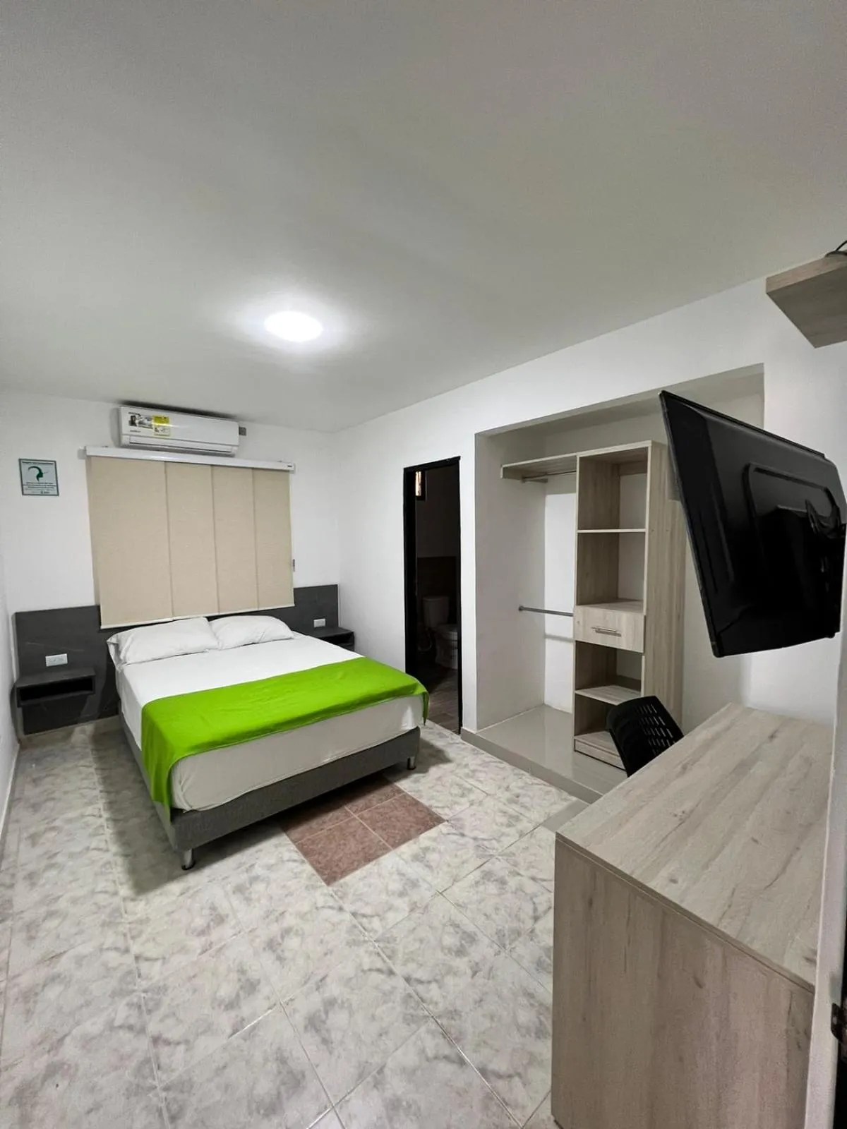 Bed in Hotel y Piscina Villa Maria Uribia