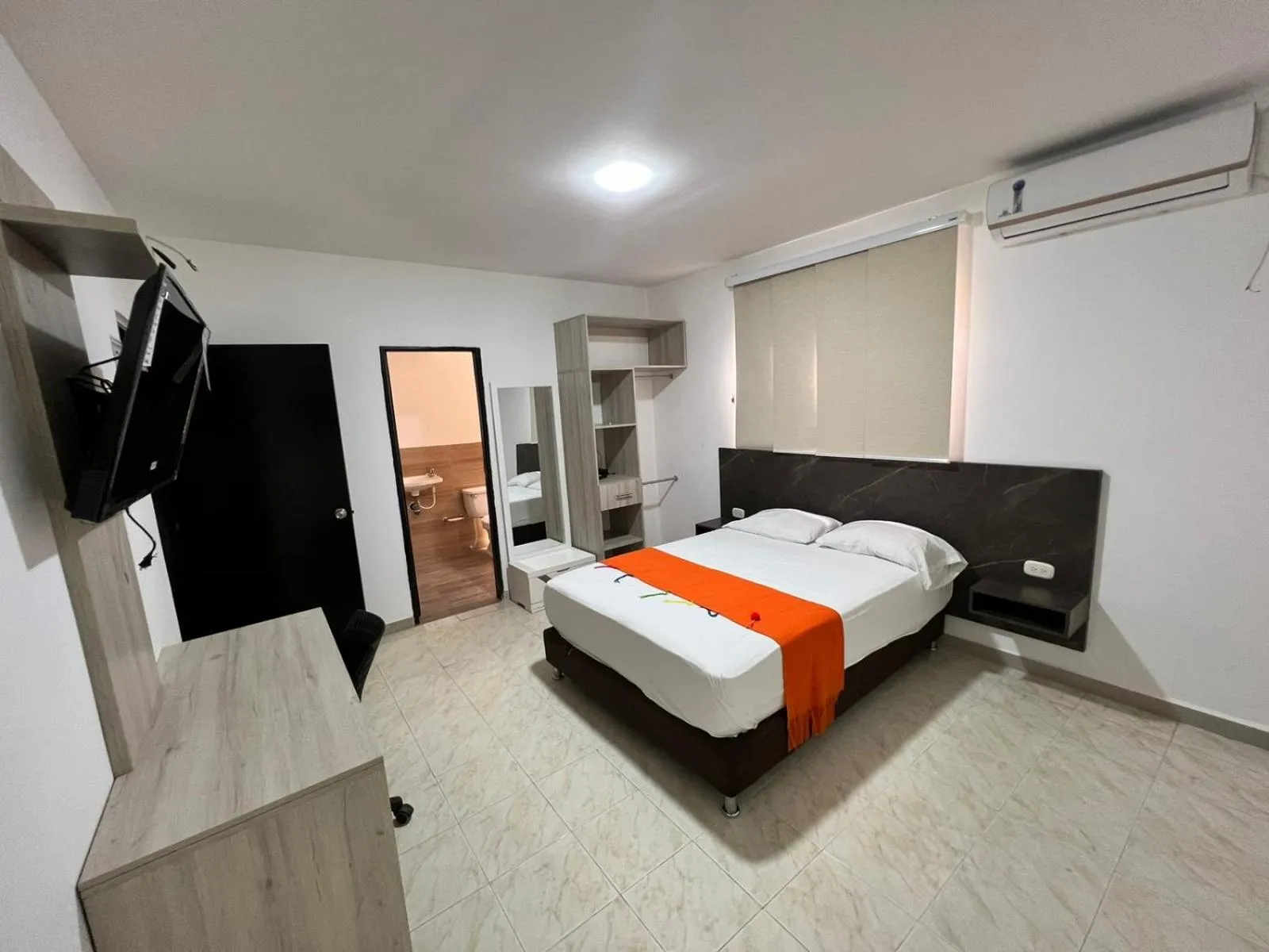 Bed in Hotel y Piscina Villa Maria Uribia