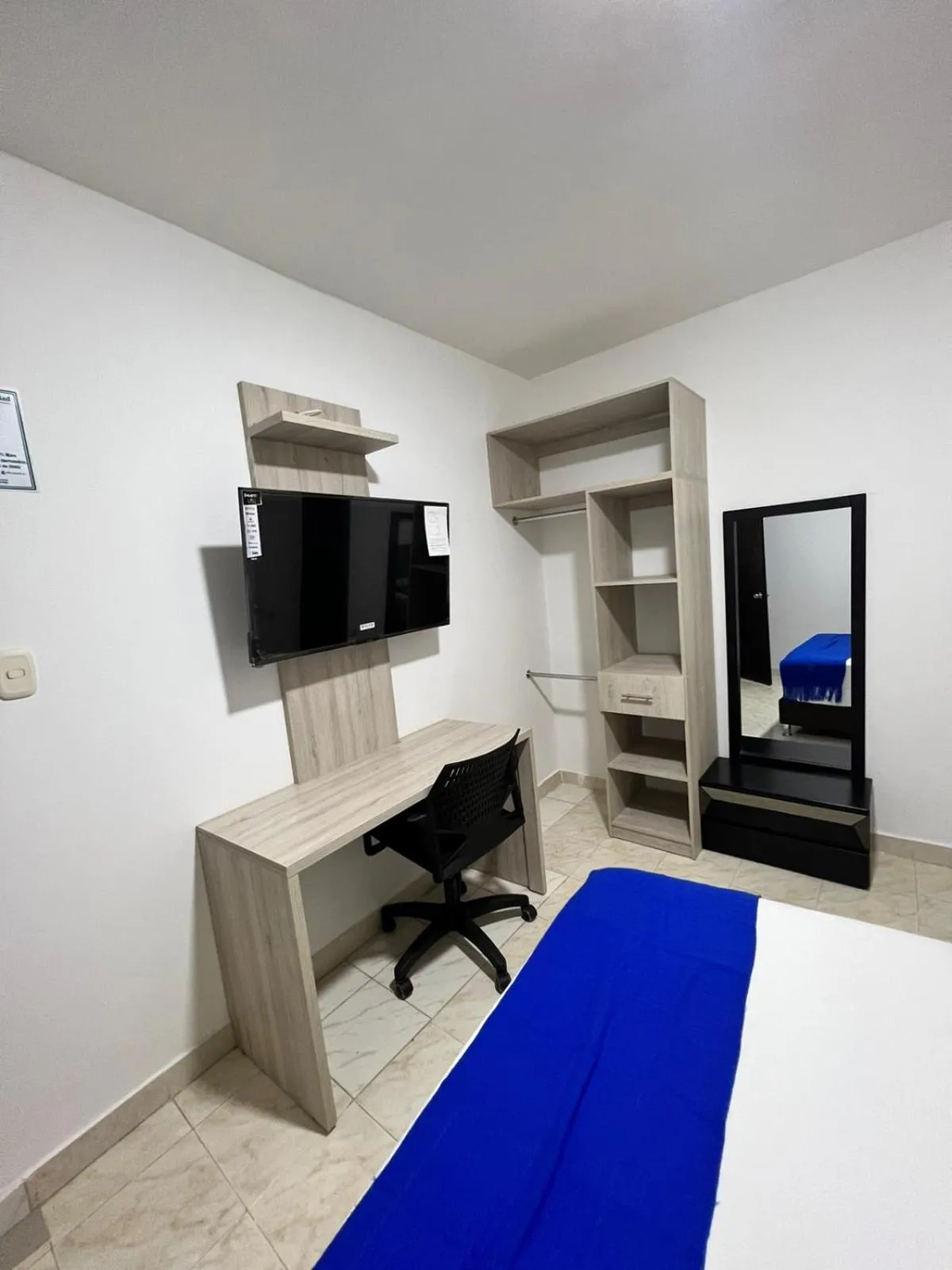 TV and multimedia, Bed in Hotel y Piscina Villa Maria Uribia