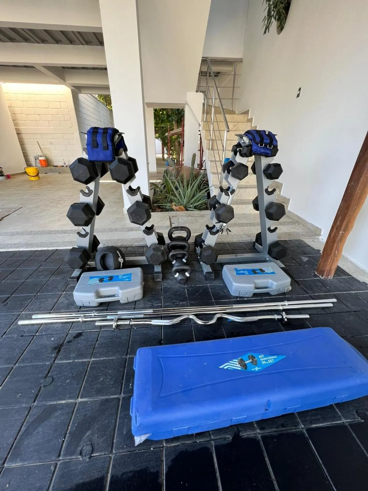 Fitness centre/facilities in Hotel y Piscina Villa Maria Uribia