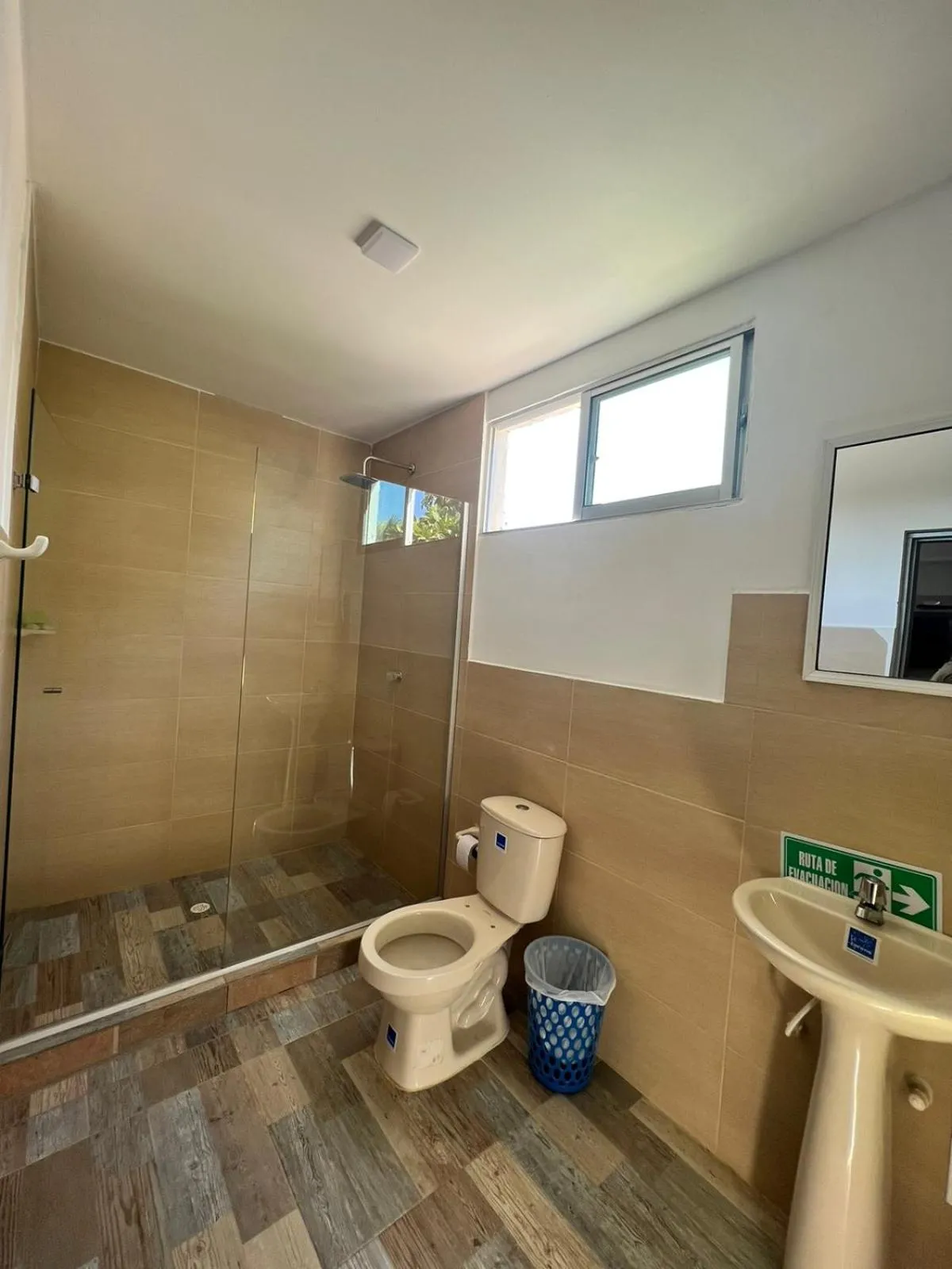 Shower in Hotel y Piscina Villa Maria Uribia
