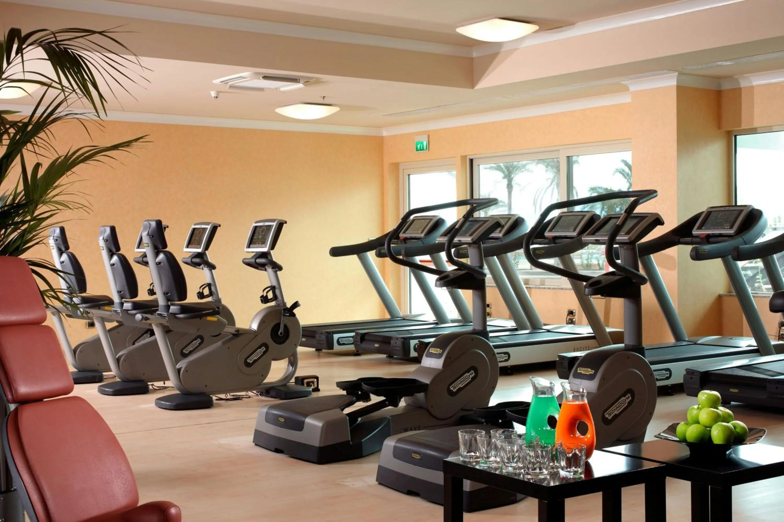 Fitness centre/facilities in Rome Marriott Park Hotel