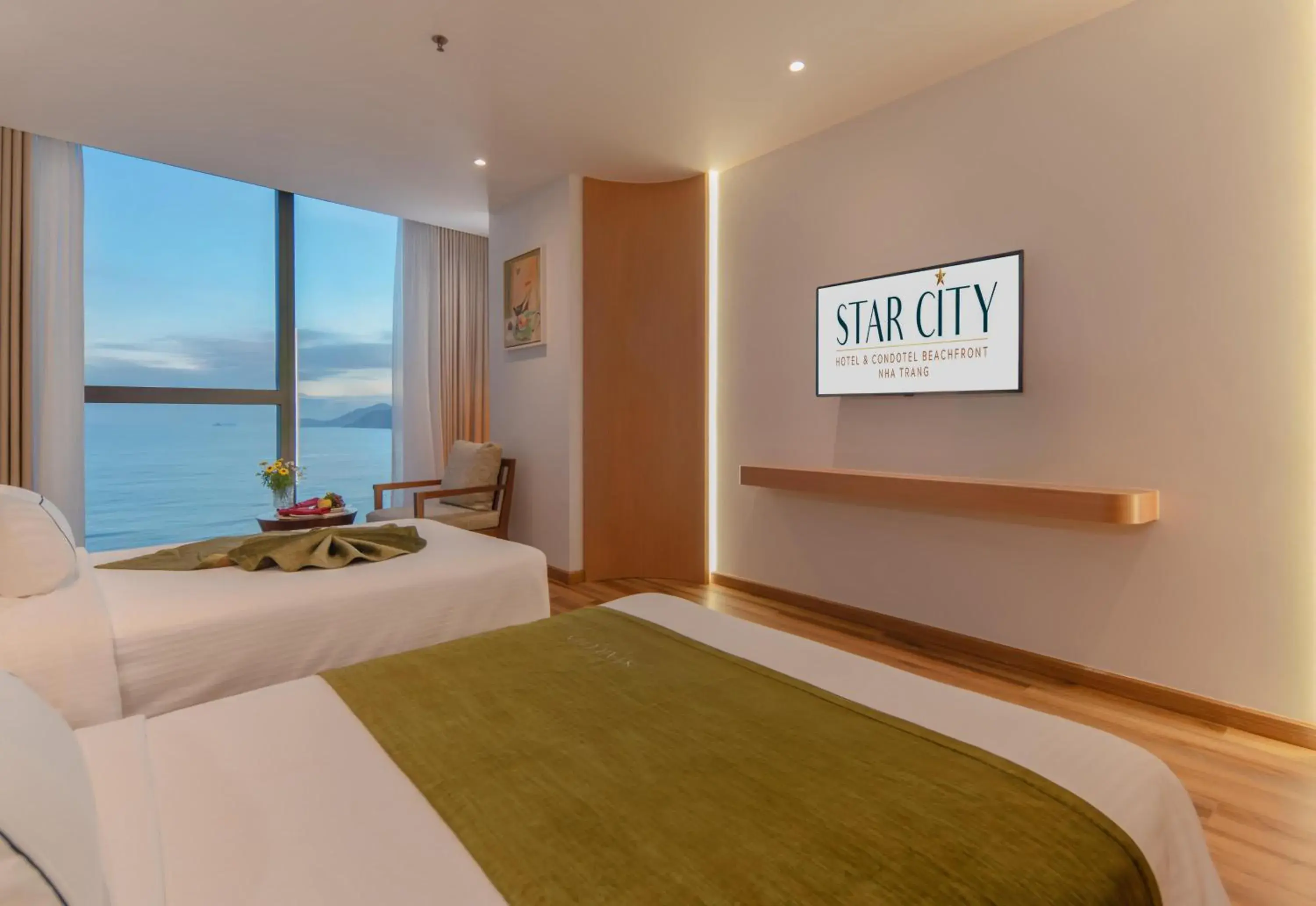 Bed in Starcity Hotel & Condotel Beachfront Nha Trang Bed in Starcity Hotel & Condotel Beachfront Nha Trang